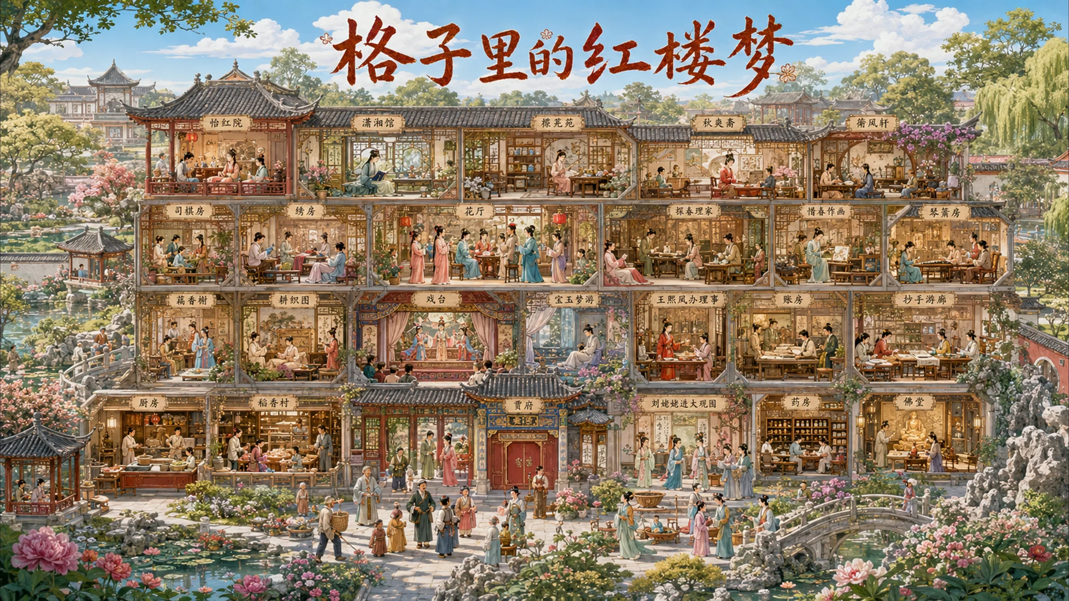 格子里的秘密PPT-一组创意AI出图 - 预览图18