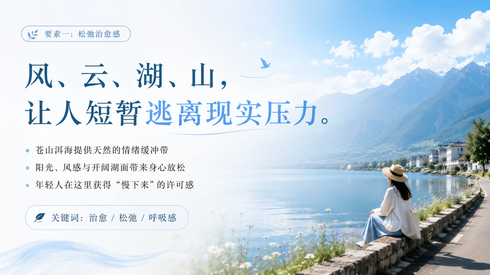 去大理洱海，把青春过成风｜年轻人文旅目的地洞察型PPT - 预览图4