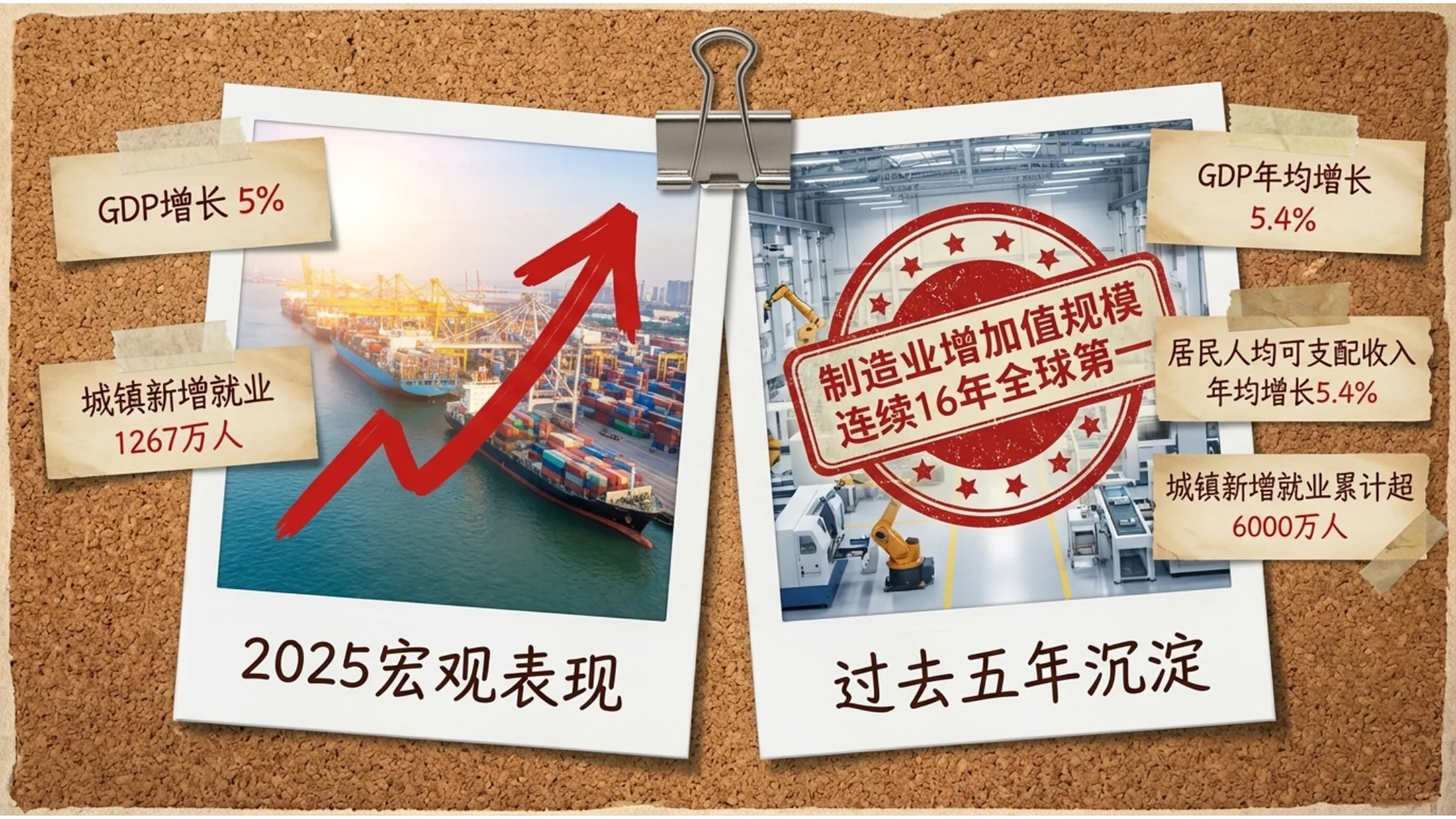 宝丽来照片探案风格政府工作报告PPT - 预览图2