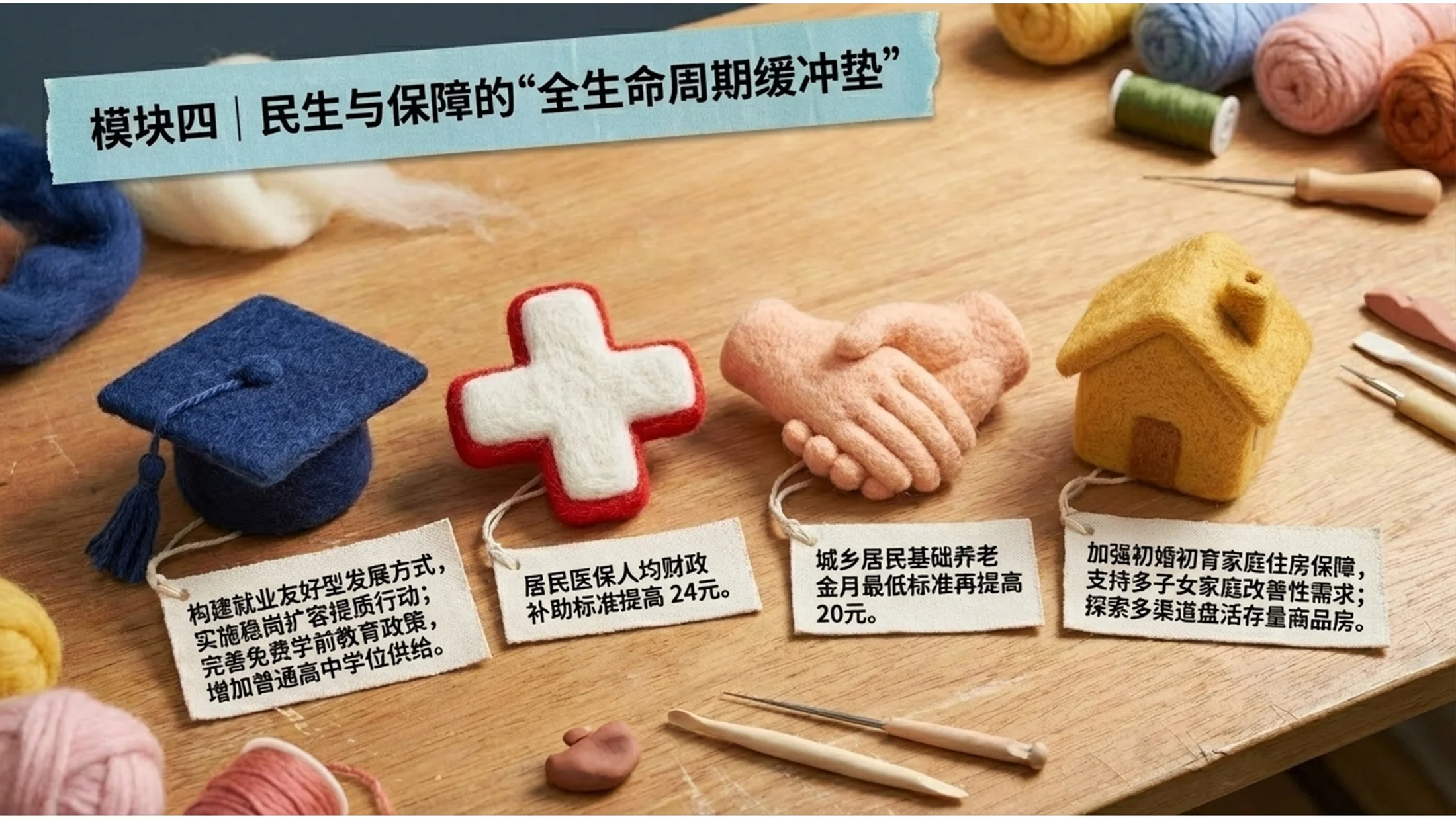 纸箱剪贴画定格动画风格政府工作报告PPT - 预览图10