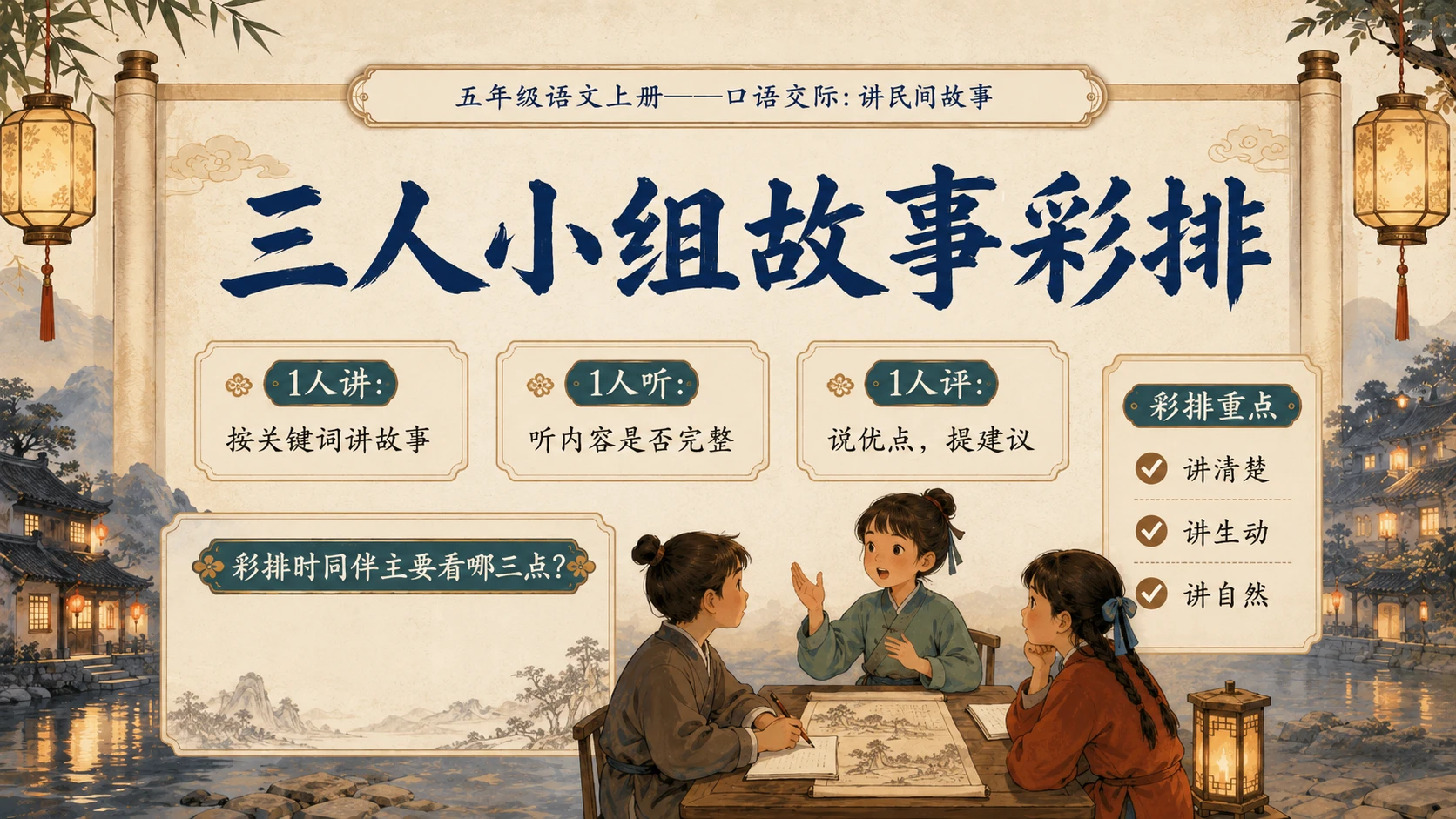 小学六年制统编教材系列课件——五年级语文上册：讲民间故事 - 预览图10