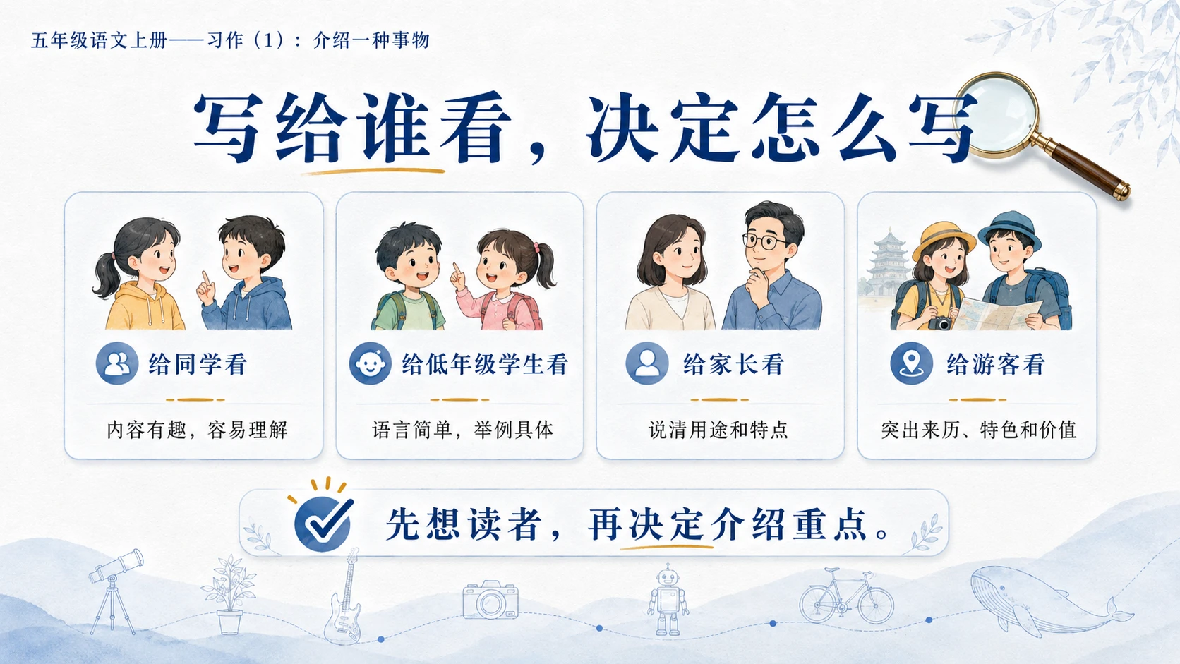 小学六年制统编教材系列课件——五年级语文上册：介绍一种事物（1） - 预览图6