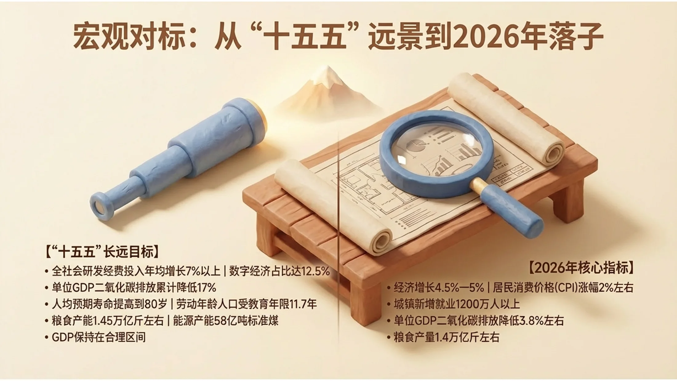 3D黏土动画风格政府工作报告PPT - 预览图3