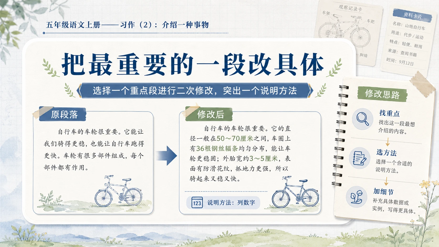 小学六年制统编教材系列课件——五年级语文上册：介绍一种事物（2） - 预览图14