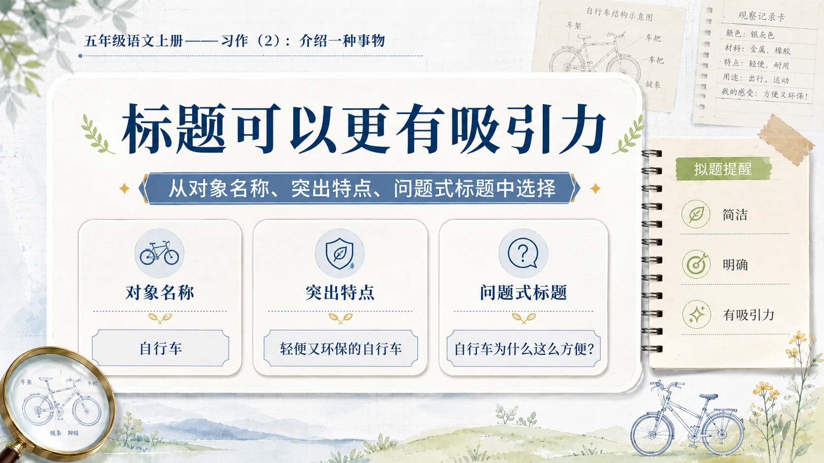 小学六年制统编教材系列课件——五年级语文上册：介绍一种事物（2） - 预览图15