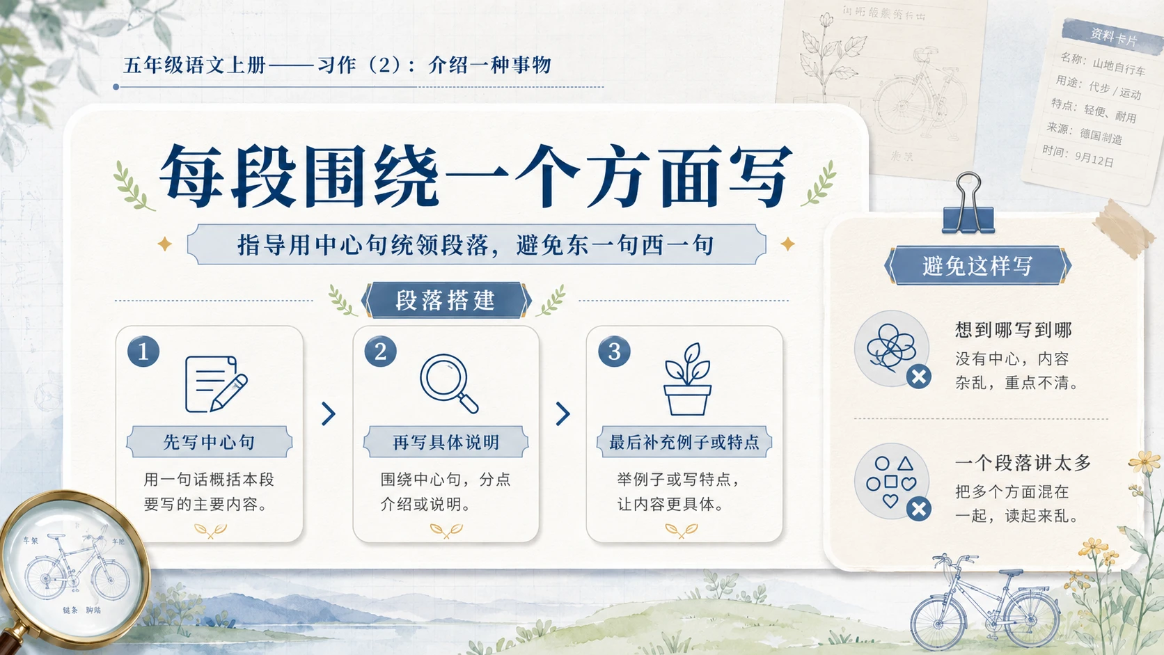 小学六年制统编教材系列课件——五年级语文上册：介绍一种事物（2） - 预览图5