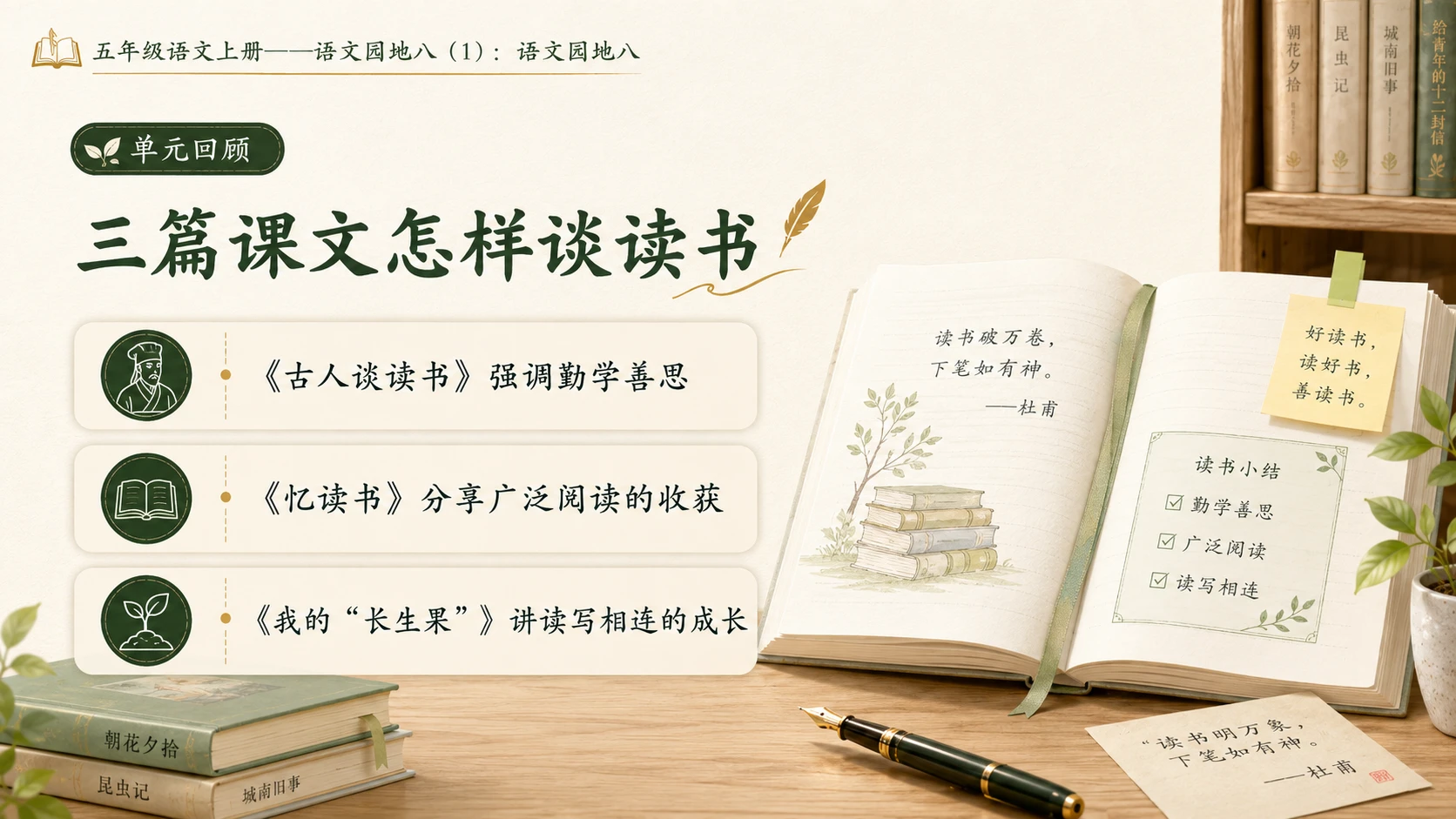 小学六年制统编教材系列课件——五年级语文上册：语文园地八（1） - 预览图3