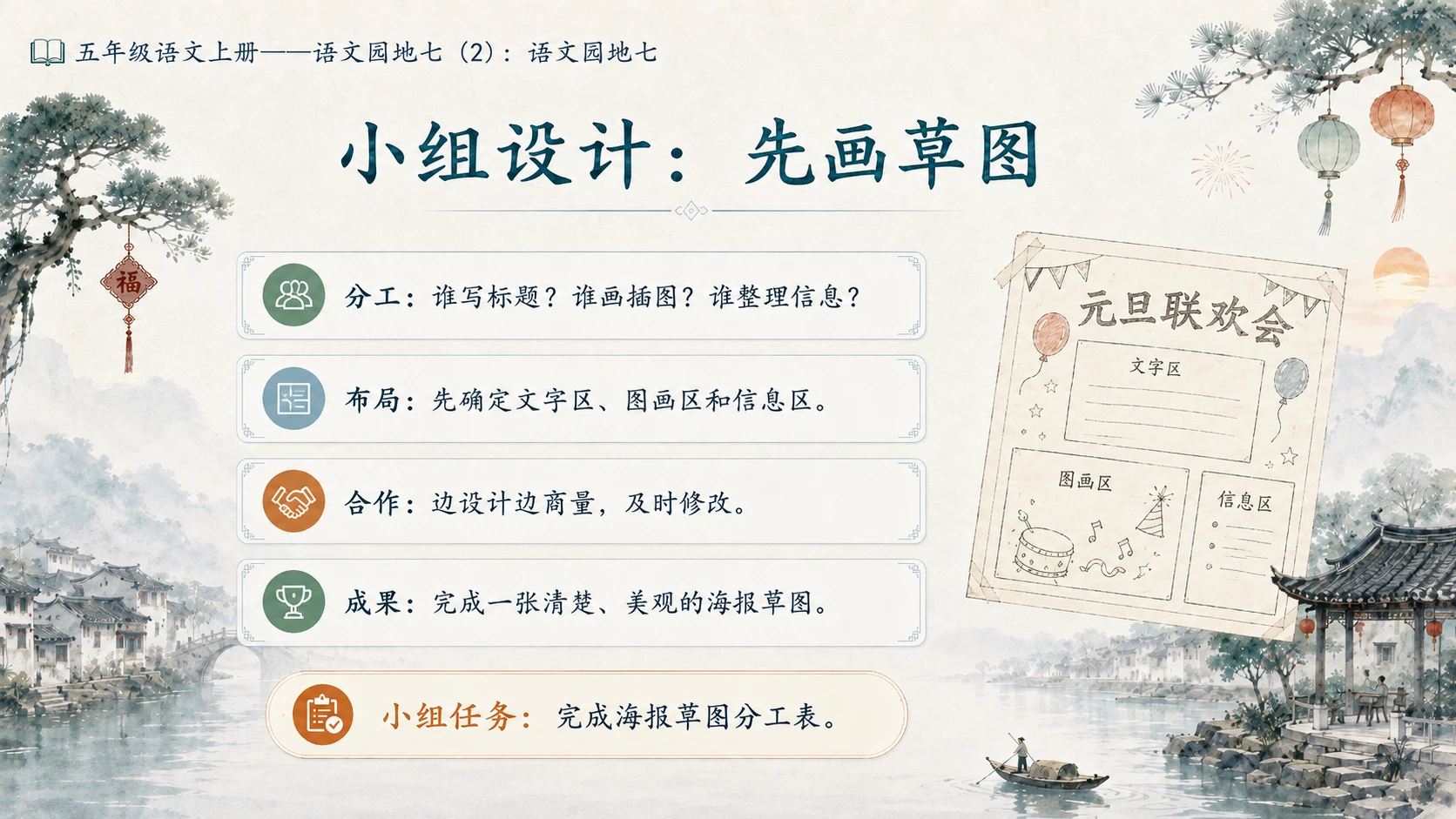 小学六年制统编教材系列课件——五年级语文上册：语文园地七（2） - 预览图7