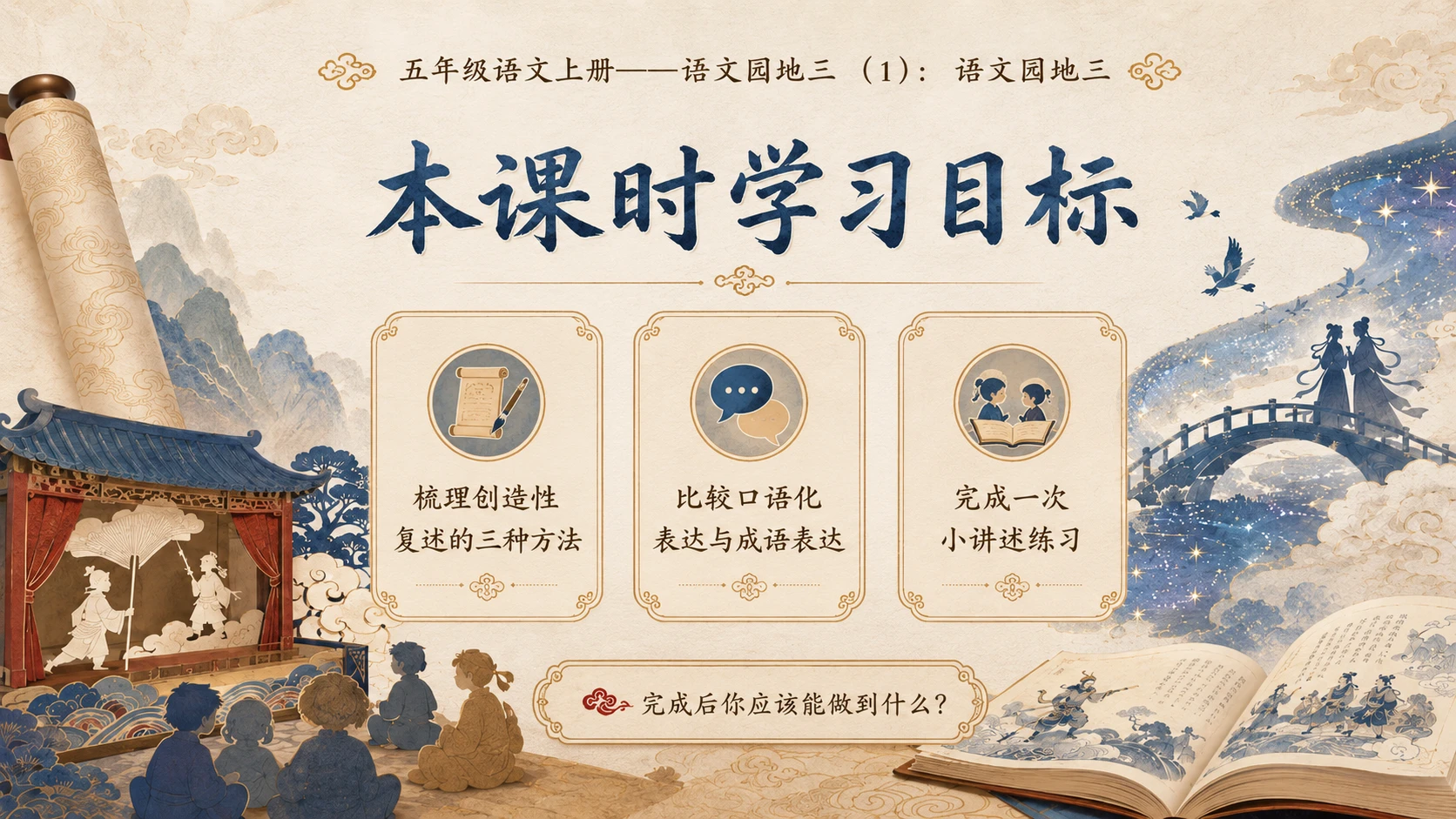 小学六年制统编教材系列课件——五年级语文上册：语文园地三（1） - 预览图3