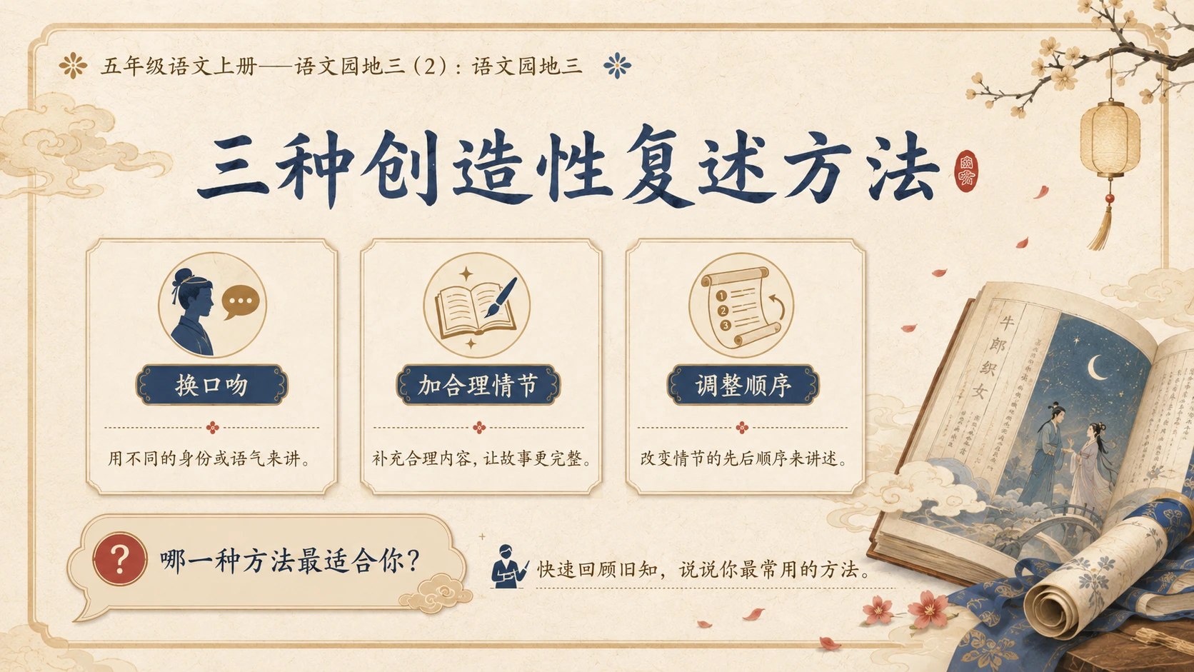 小学六年制统编教材系列课件——五年级语文上册：语文园地三（2） - 预览图2