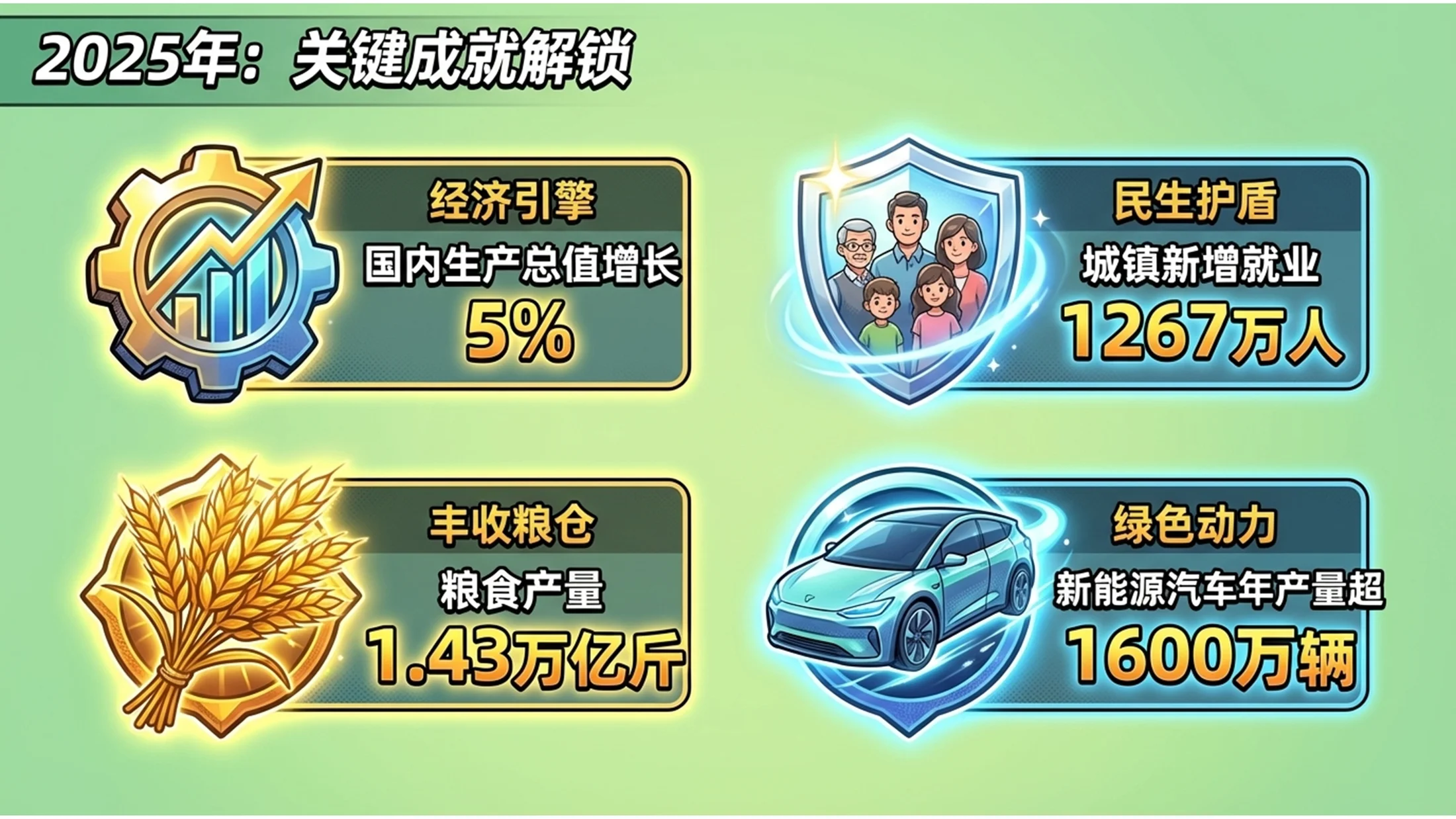 卡通绘图渲染风格政府工作报告PPT - 预览图3