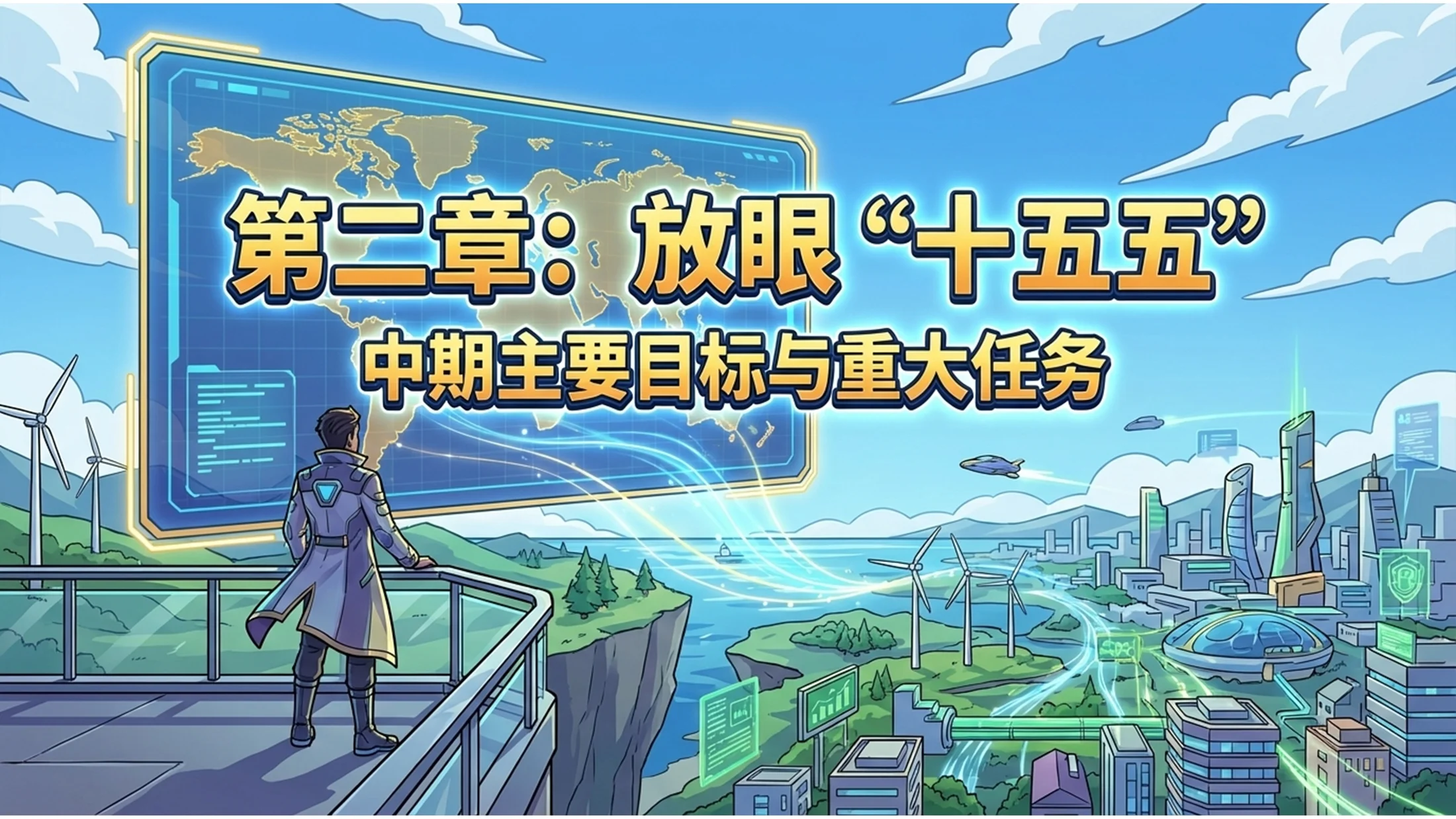 卡通绘图渲染风格政府工作报告PPT - 预览图5