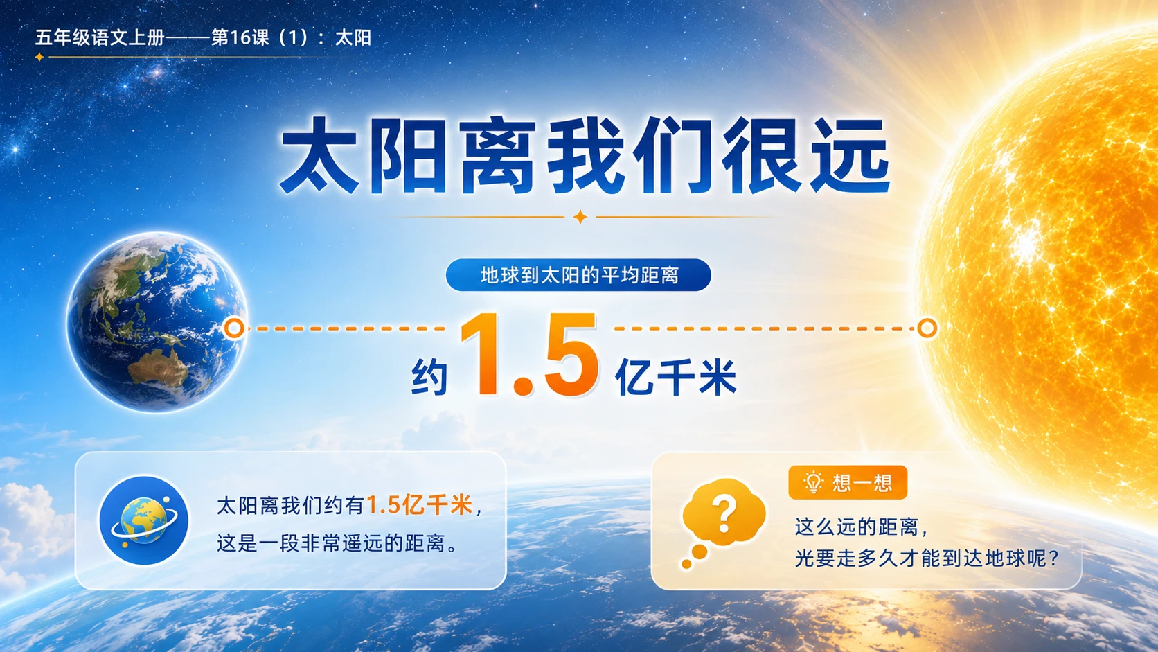 小学六年制统编教材系列课件——五年级语文上册第16课（1）：太阳 - 预览图7