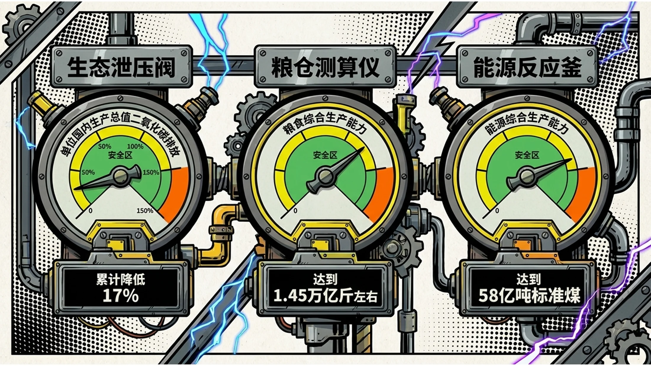 多色赛璐珞阴影风格政府工作报告PPT - 预览图6