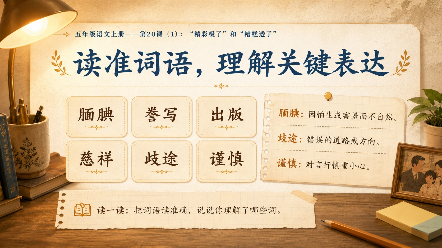 小学六年制统编教材系列课件——五年级语文上册第20课（1）：“精彩极了”和“糟糕透了” - 预览图6