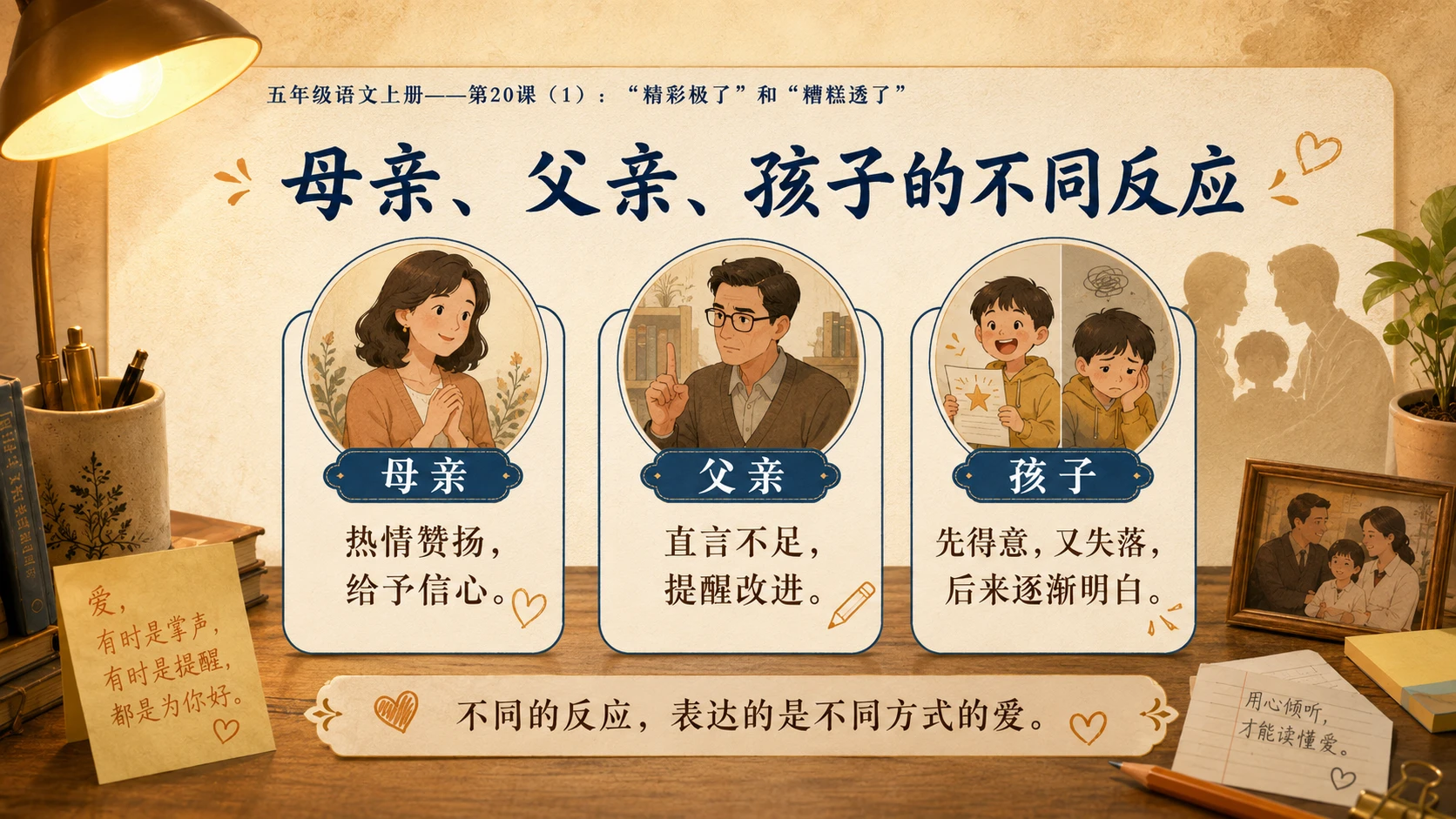 小学六年制统编教材系列课件——五年级语文上册第20课（1）：“精彩极了”和“糟糕透了” - 预览图10