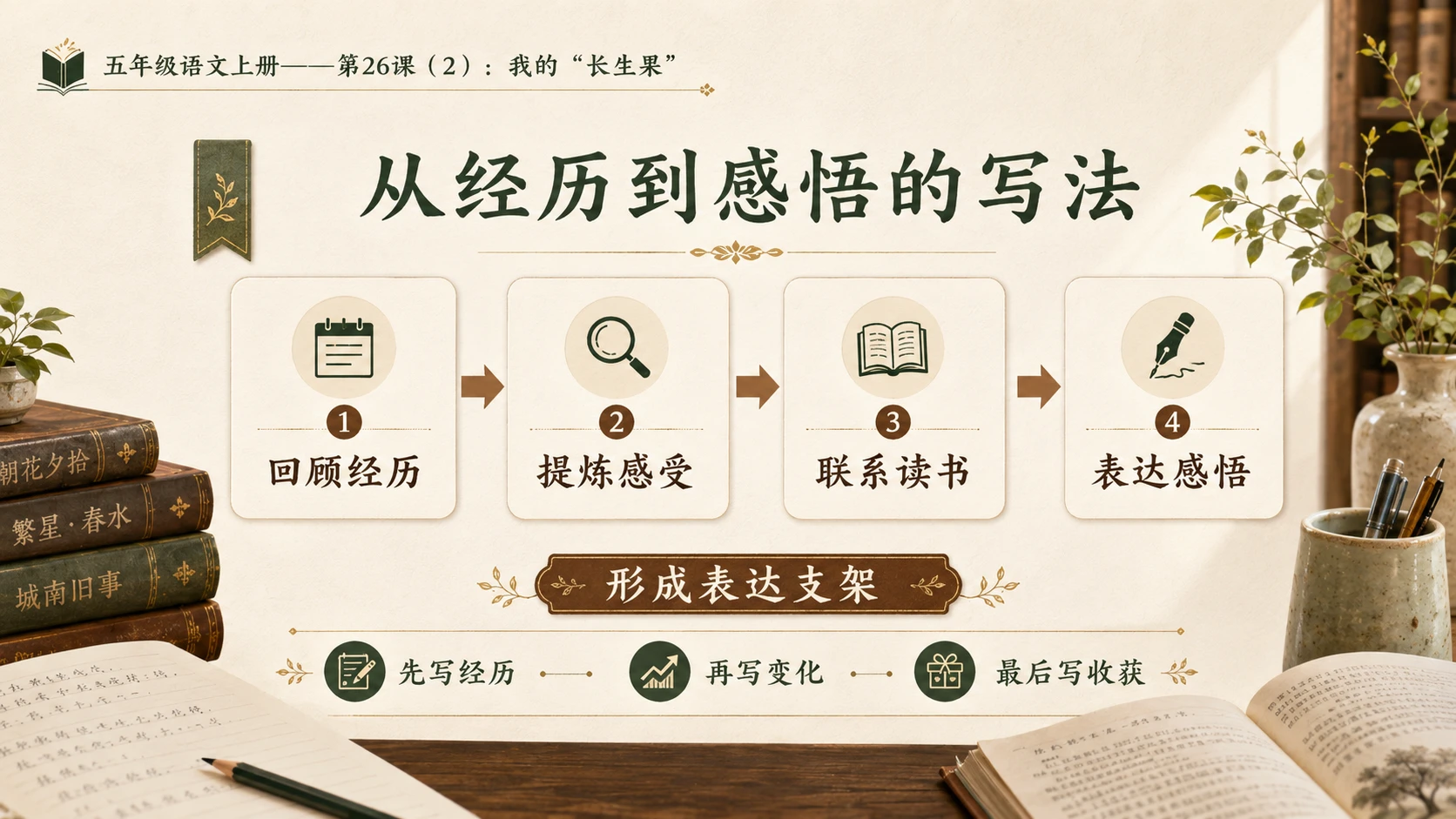 小学六年制统编教材系列课件——五年级语文上册第26课（2）：我的“长生果” - 预览图12