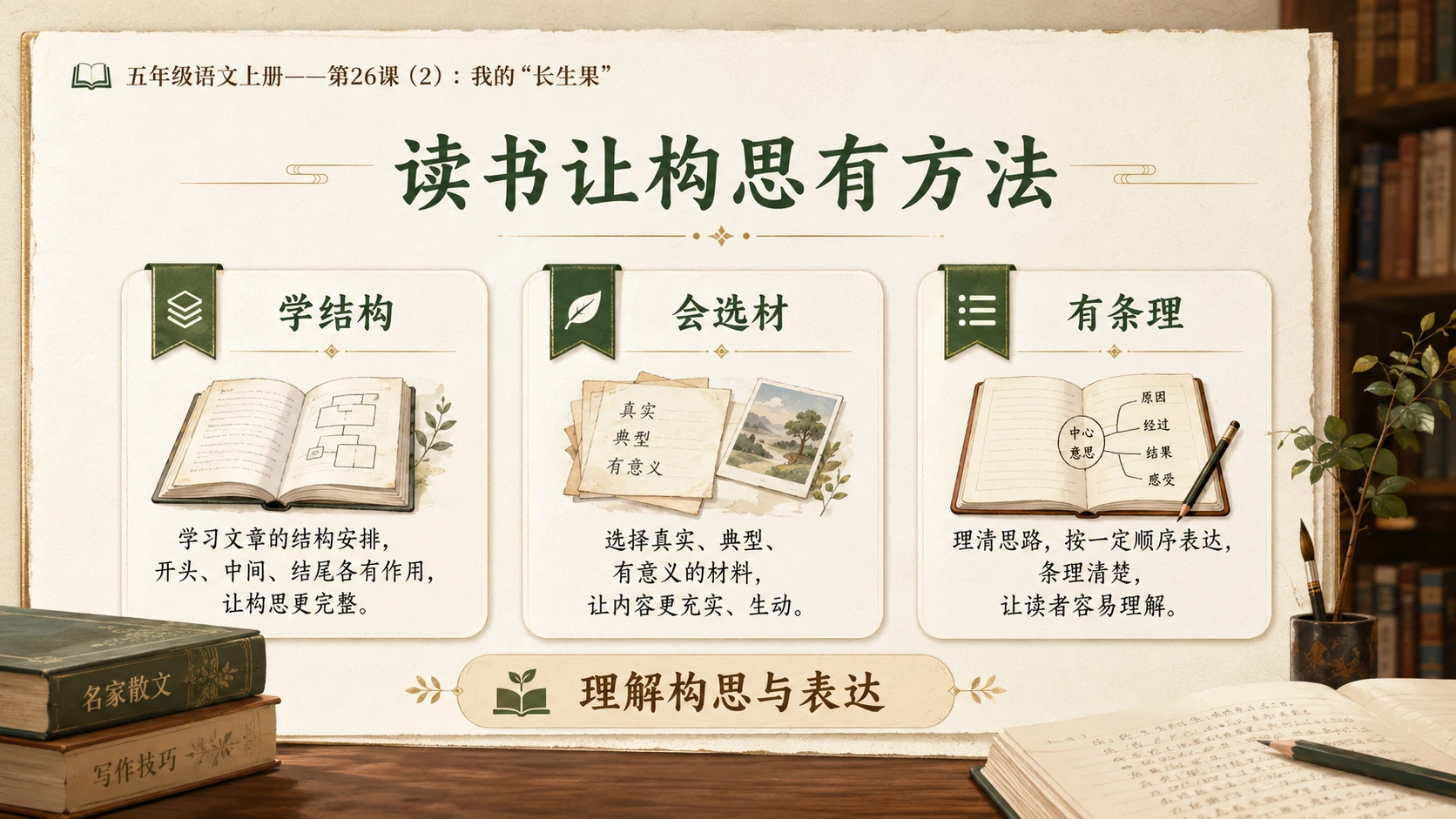 小学六年制统编教材系列课件——五年级语文上册第26课（2）：我的“长生果” - 预览图9