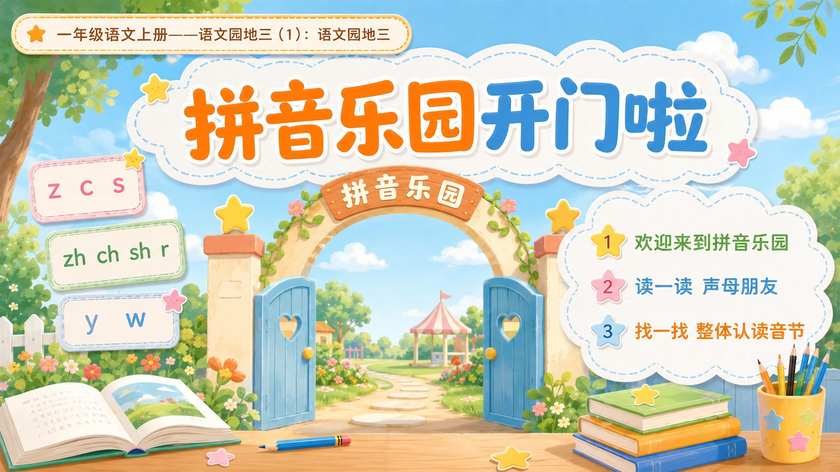 小学六年制统编教材系列课件——一年级语文上册：语文园地三（1） - 预览图2