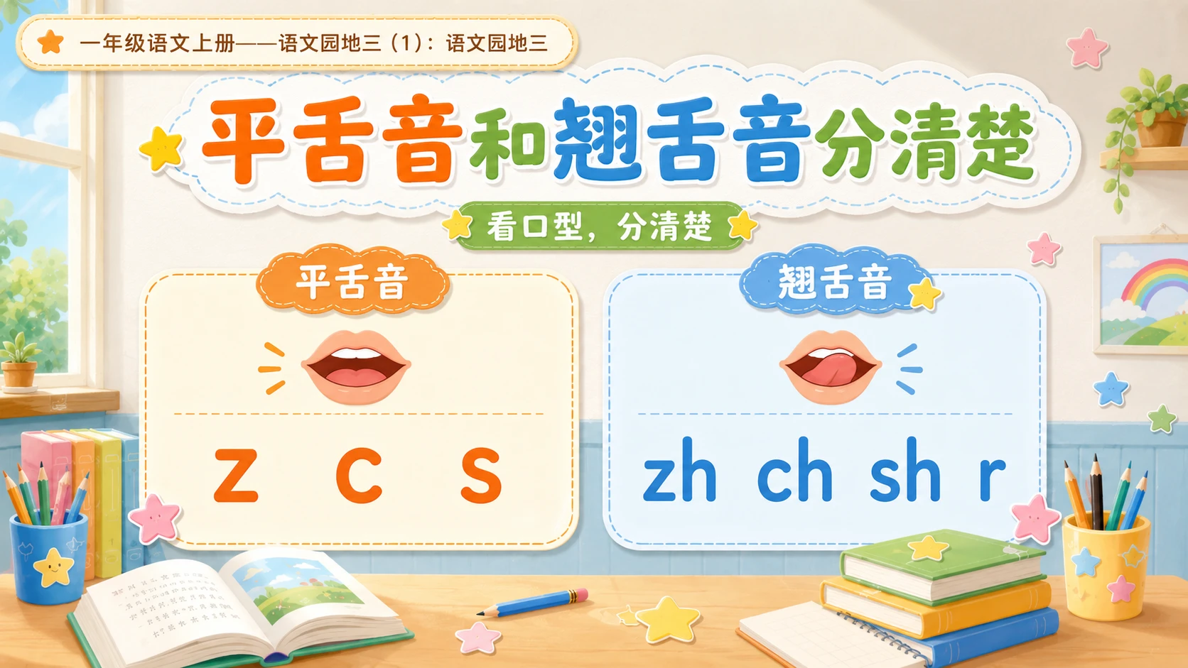 小学六年制统编教材系列课件——一年级语文上册：语文园地三（1） - 预览图4