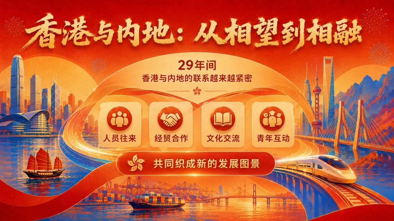 《原来，我们见证香港回归已经29年了》庆祝香港回归祖国29周年主题PPT课件 - 预览图13