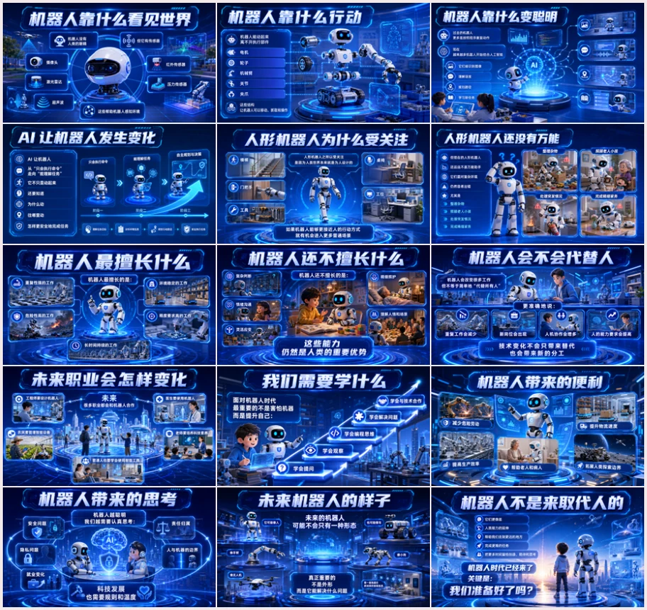 《机器人时代来了：它们正在改变我们的生活》青少年人工智能与机器人科普PPT课件 - 预览图15