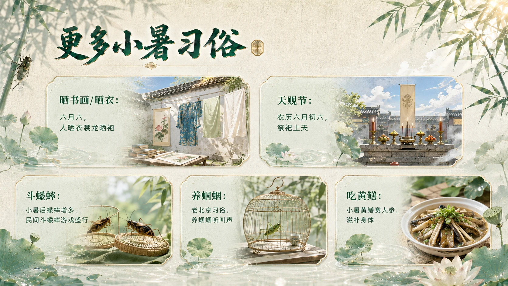 小暑节气——盛夏开启的智慧生活指南 - 预览图8