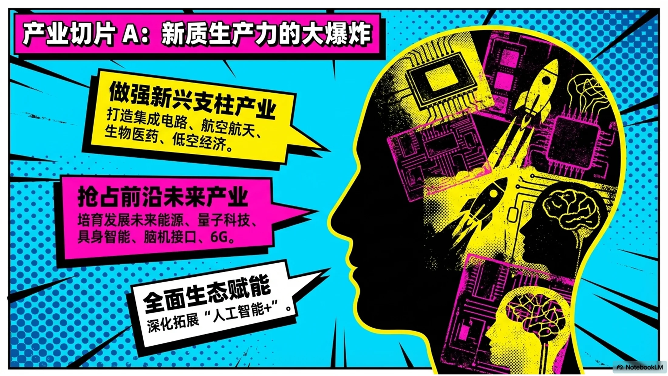 彩色圆点荧光沃霍尔风格政府工作报告PPT - 预览图7
