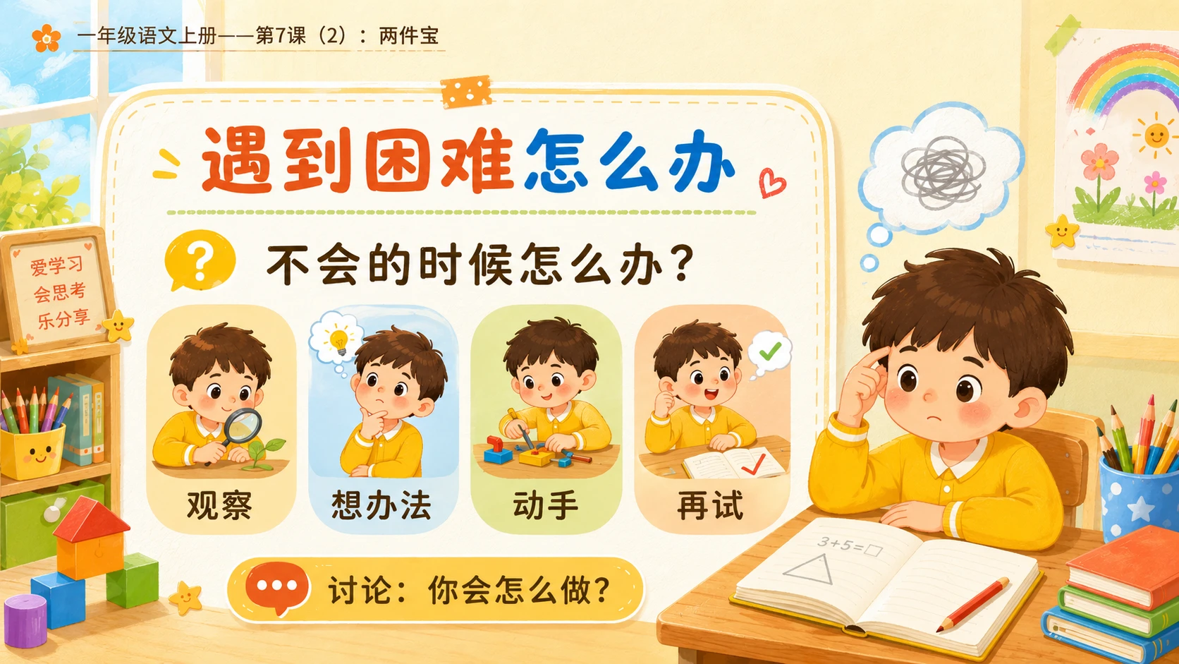 小学六年制统编教材系列课件——一年级语文上册第7课（2）：两件宝 - 预览图16