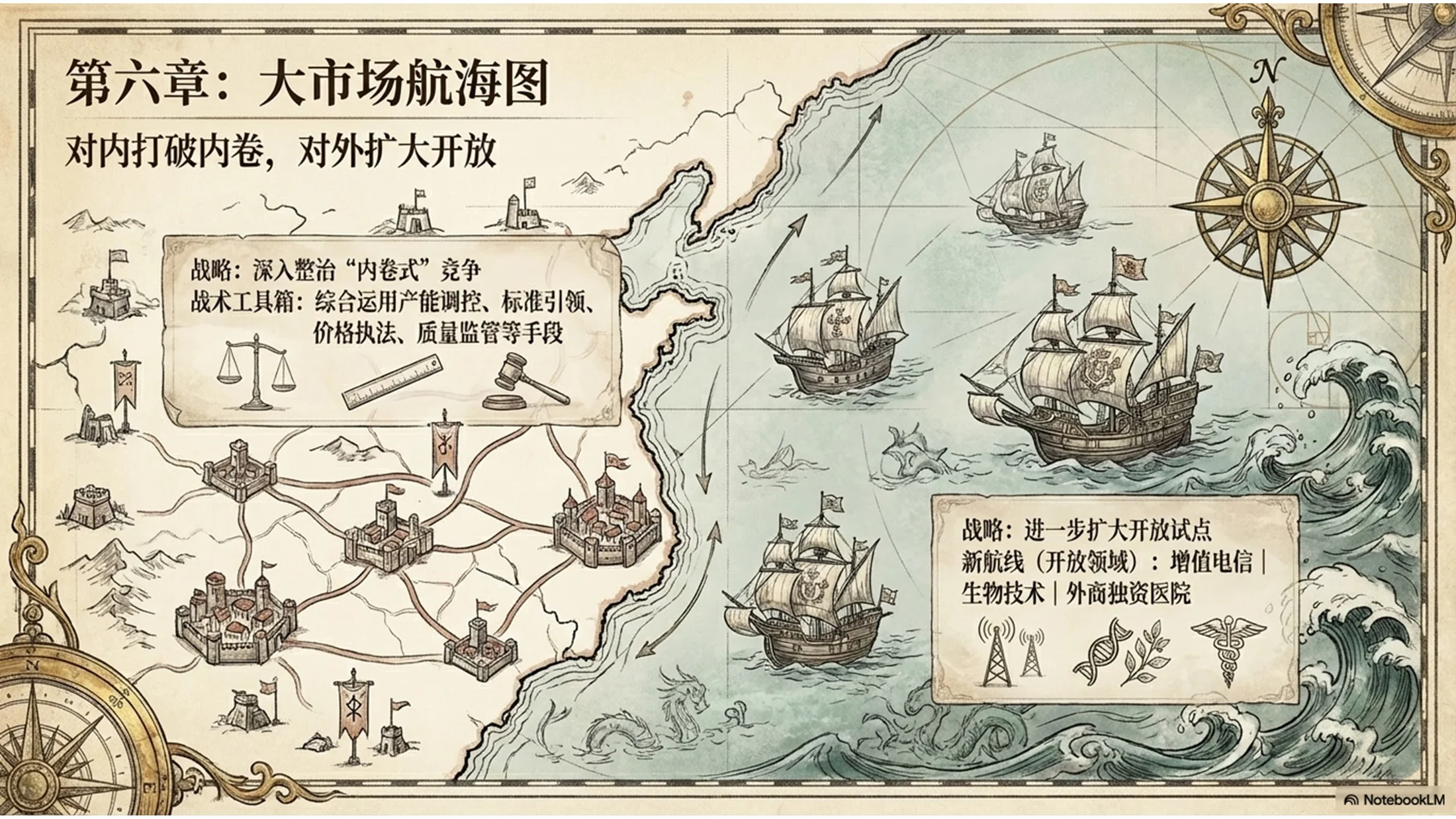 达芬奇手绘风格政府工作报告PPT - 预览图6