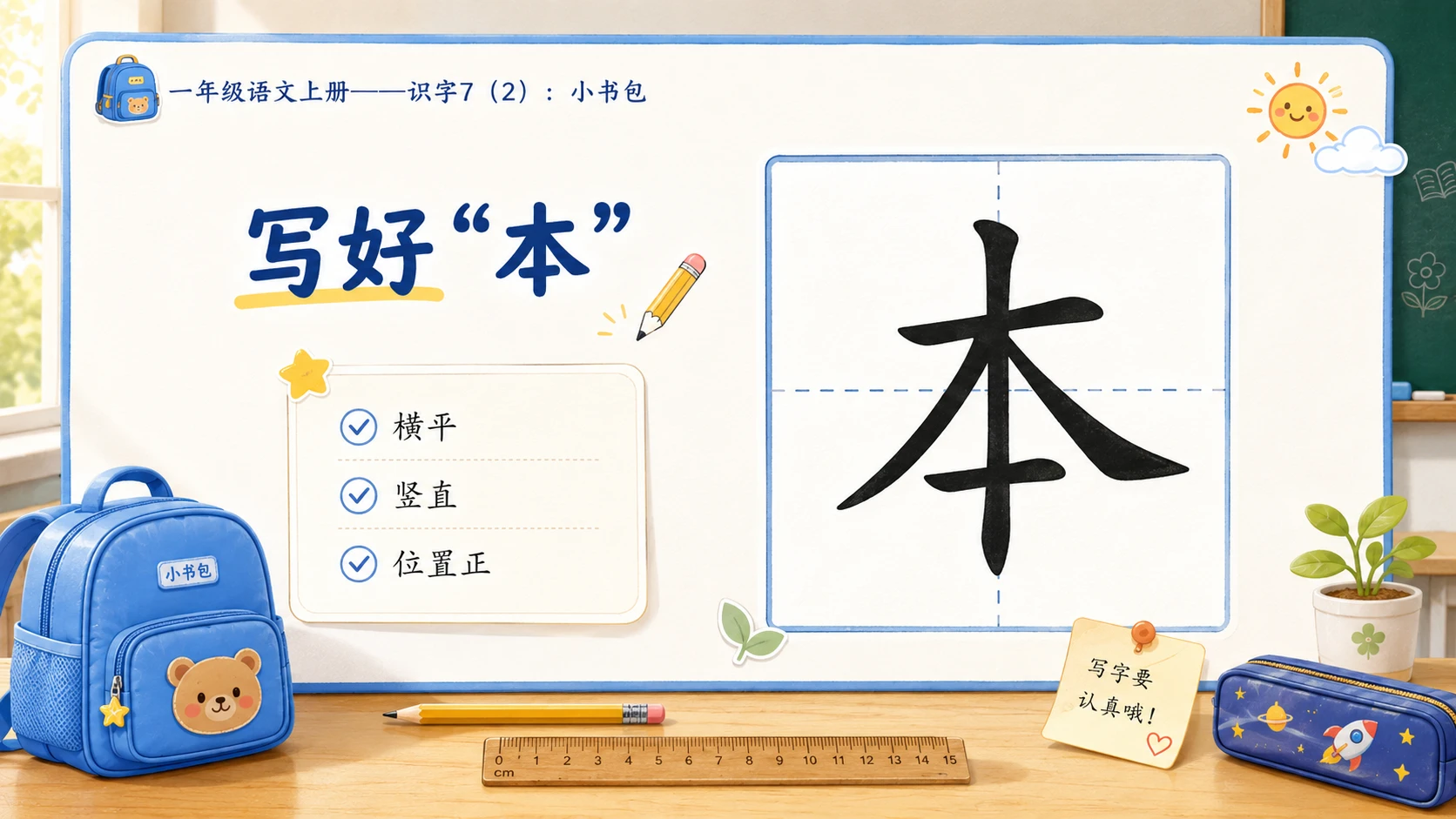 小学六年制统编教材系列课件——一年级语文上册：小书包（2） - 预览图17