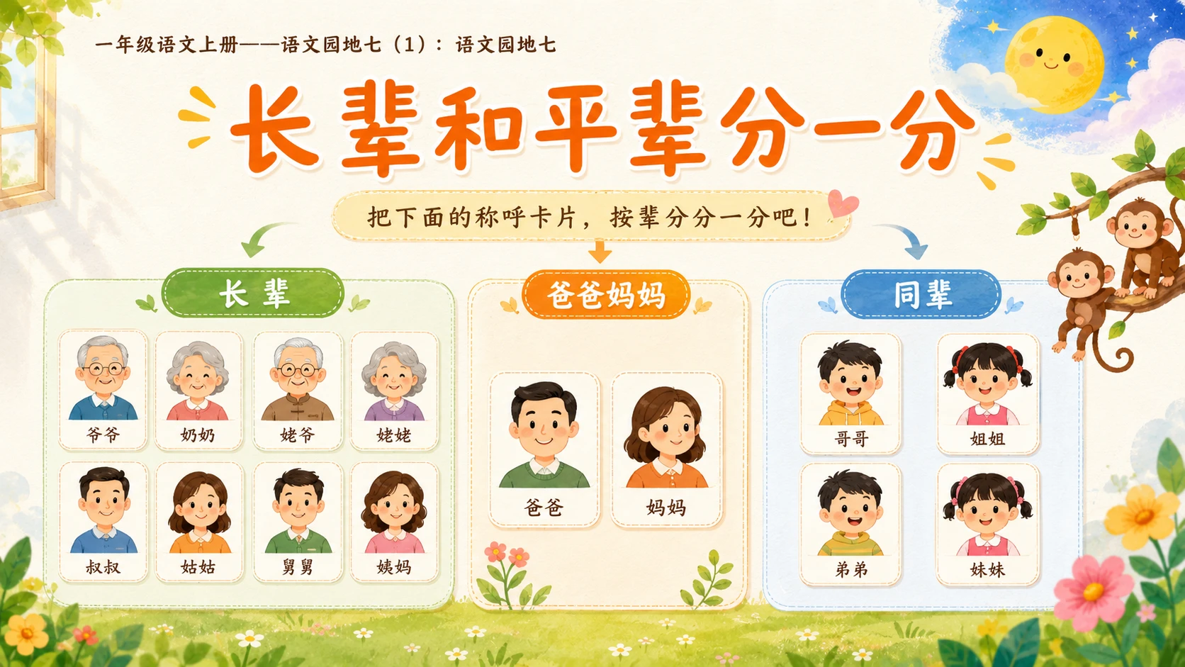 小学六年制统编教材系列课件——一年级语文上册：语文园地七（1） - 预览图13