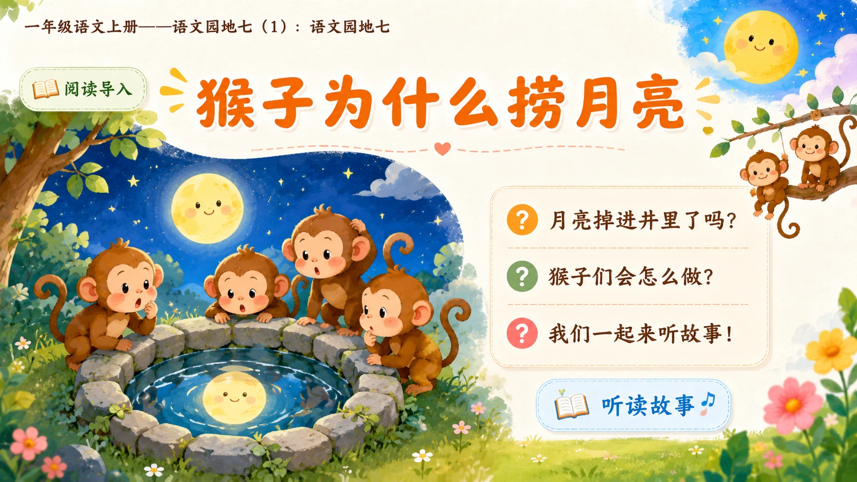 小学六年制统编教材系列课件——一年级语文上册：语文园地七（1） - 预览图5