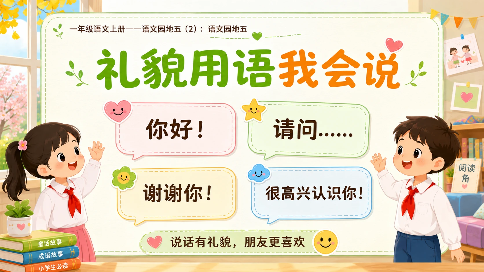 小学六年制统编教材系列课件——一年级语文上册：语文园地五（2） - 预览图4
