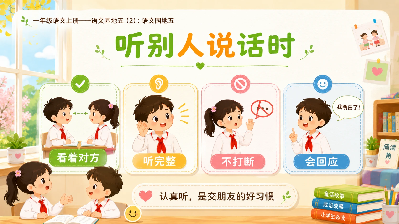 小学六年制统编教材系列课件——一年级语文上册：语文园地五（2） - 预览图7