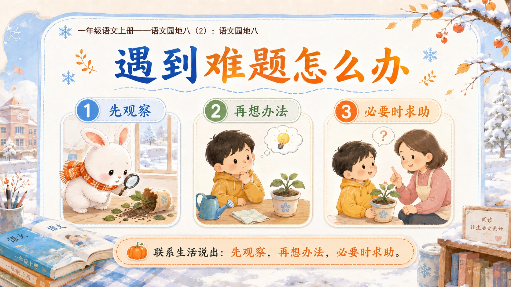 小学六年制统编教材系列课件——一年级语文上册：语文园地八（2） - 预览图14