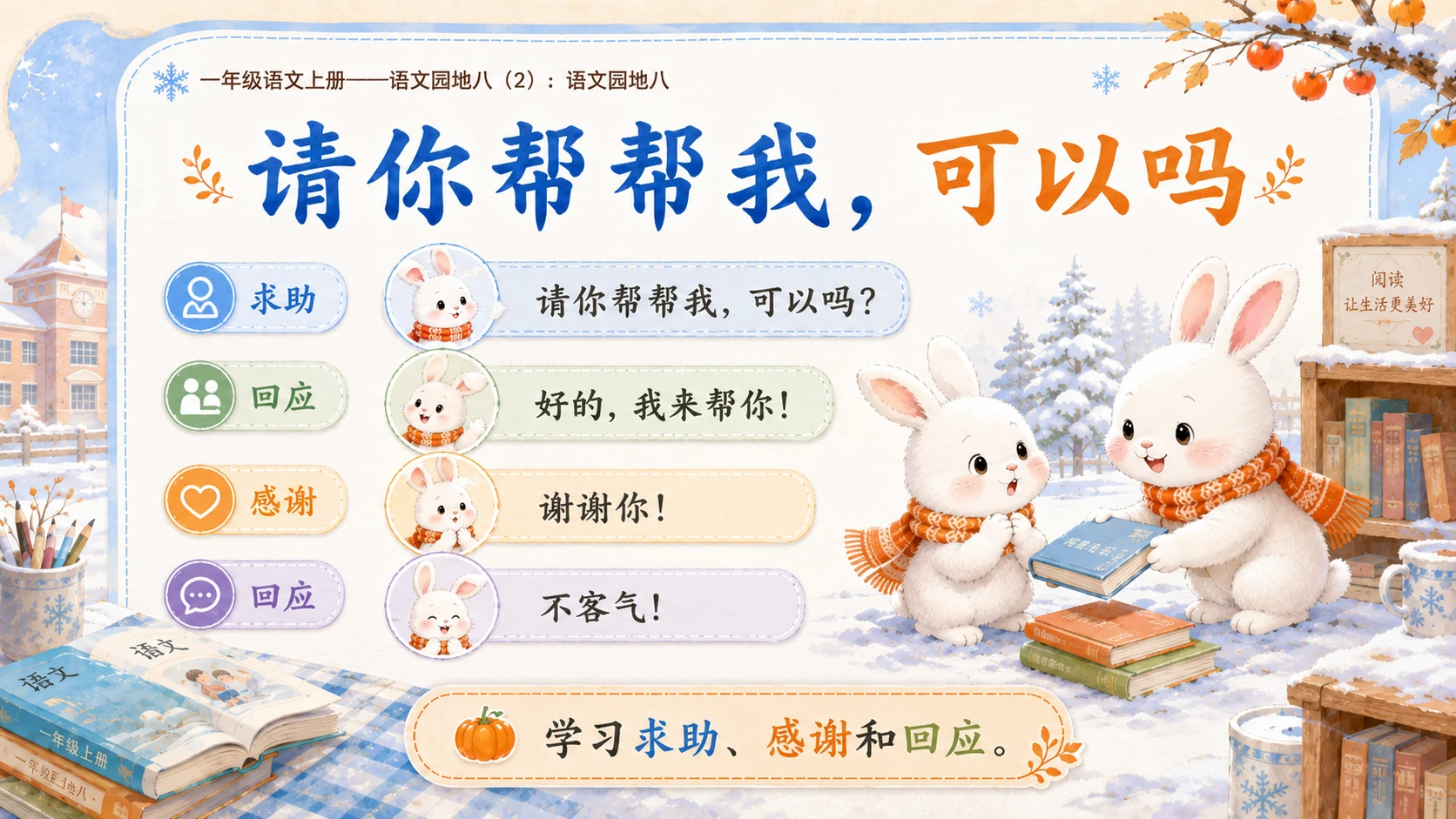 小学六年制统编教材系列课件——一年级语文上册：语文园地八（2） - 预览图15