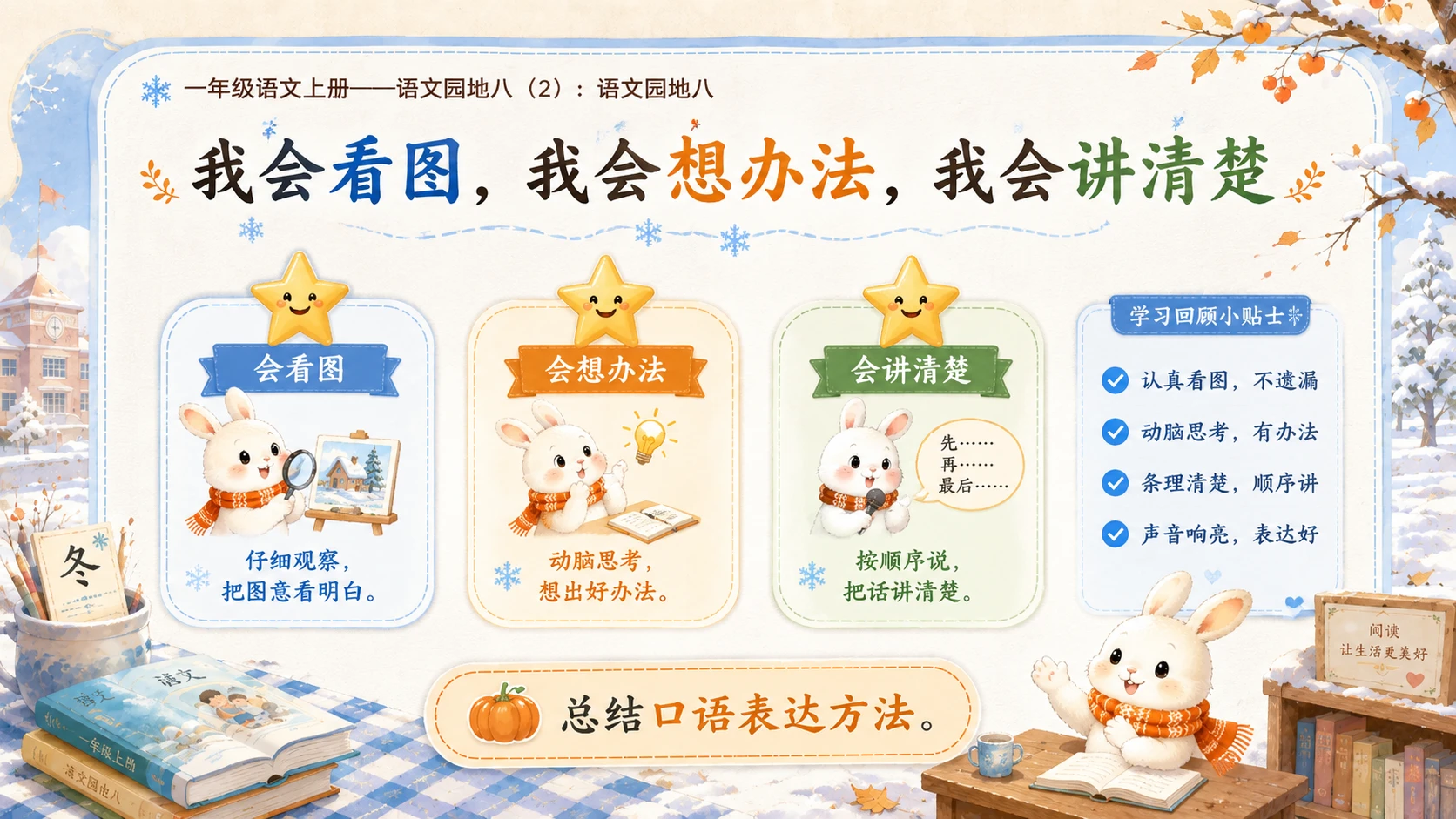 小学六年制统编教材系列课件——一年级语文上册：语文园地八（2） - 预览图17