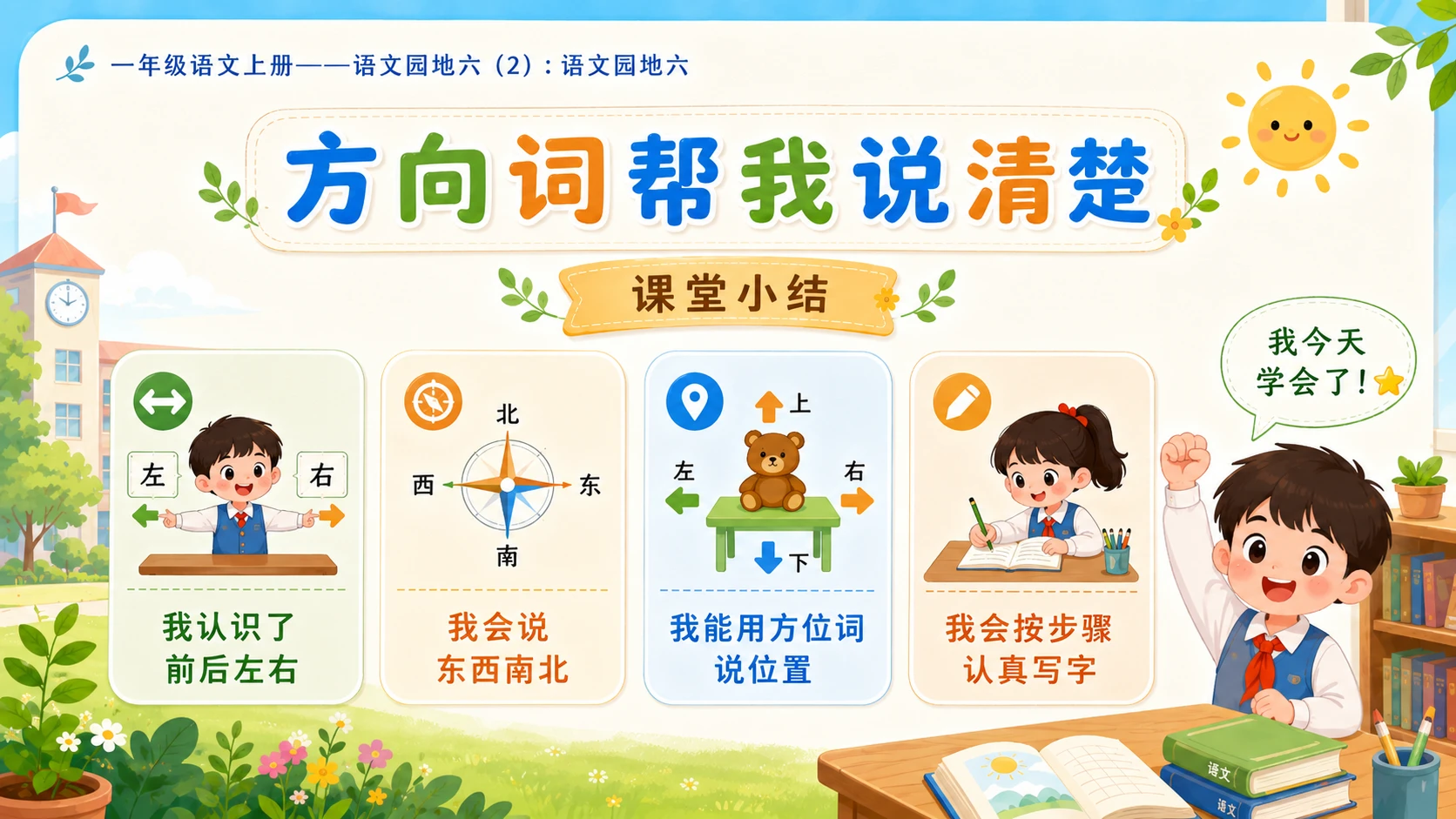 小学六年制统编教材系列课件——一年级语文上册：语文园地六（2） - 预览图11