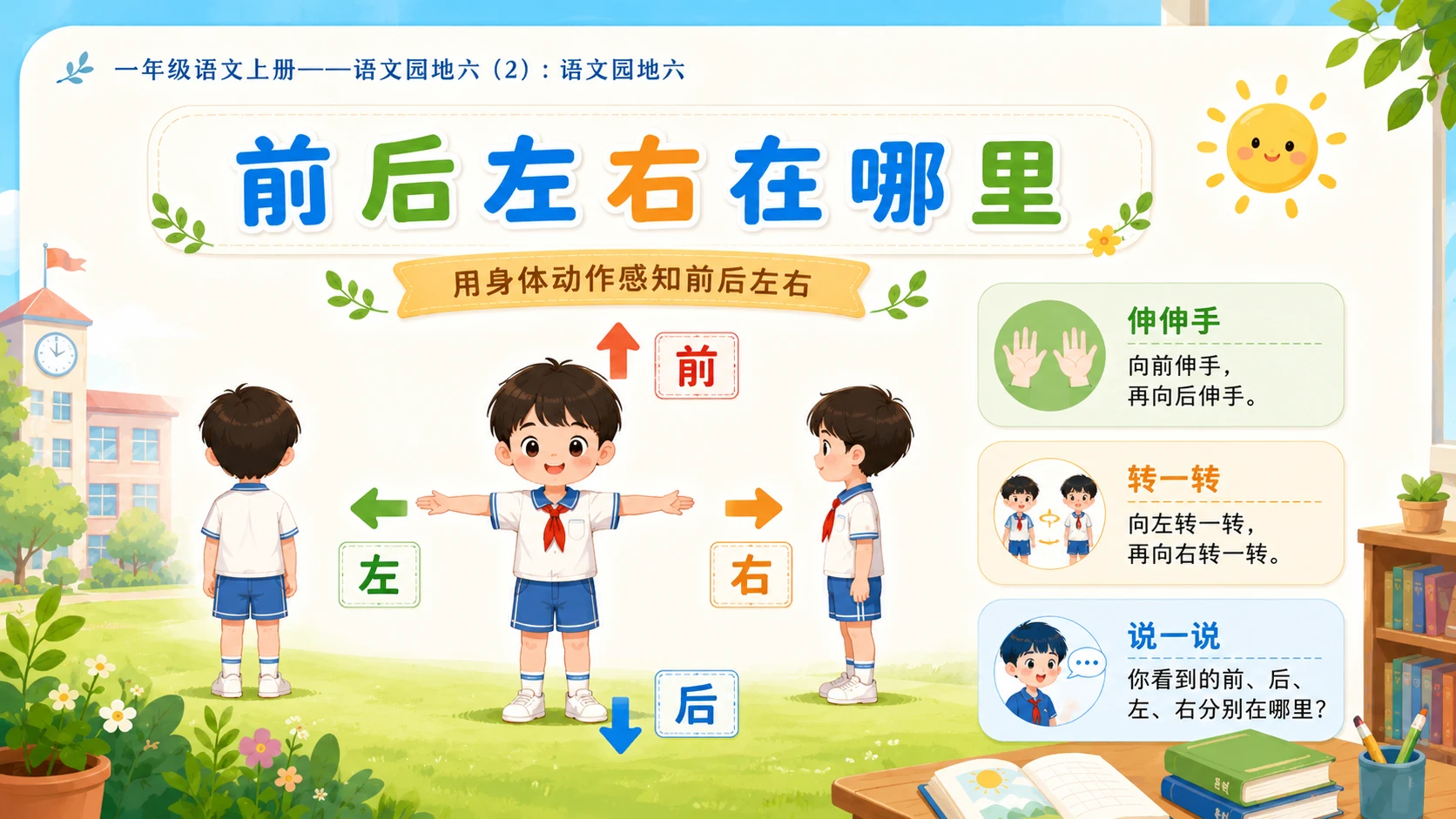 小学六年制统编教材系列课件——一年级语文上册：语文园地六（2） - 预览图3