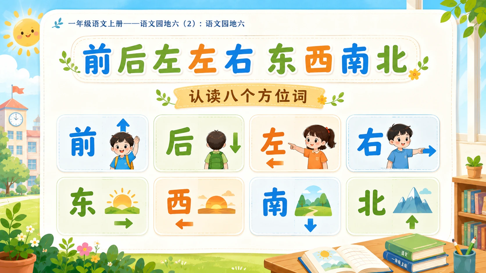 小学六年制统编教材系列课件——一年级语文上册：语文园地六（2） - 预览图4
