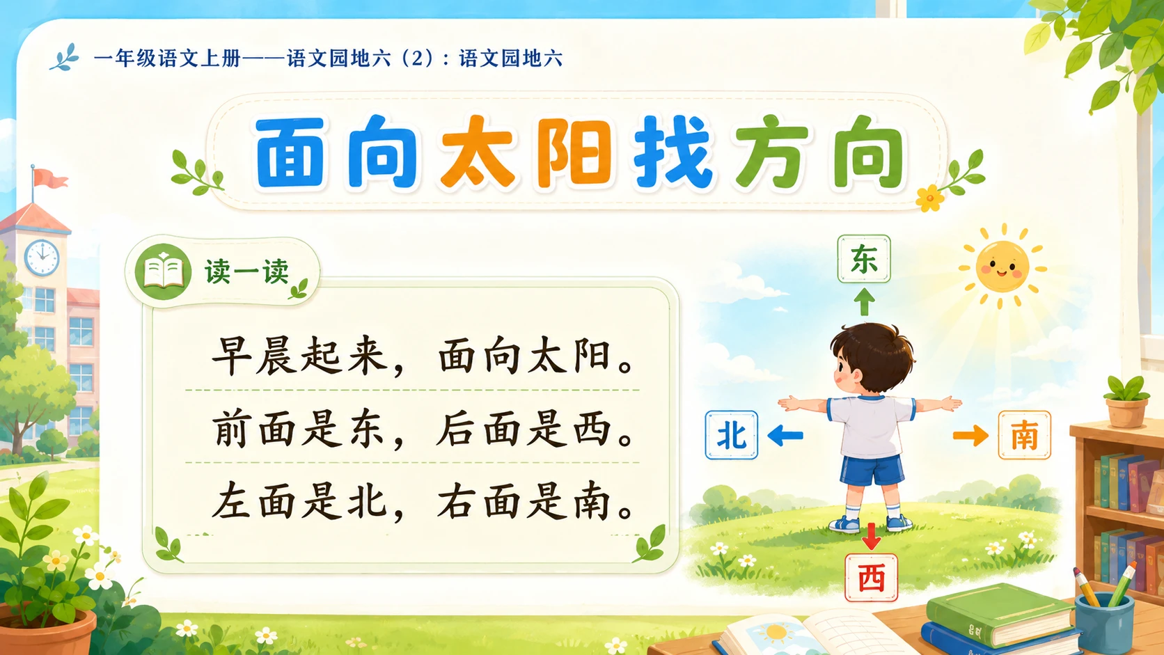 小学六年制统编教材系列课件——一年级语文上册：语文园地六（2） - 预览图5