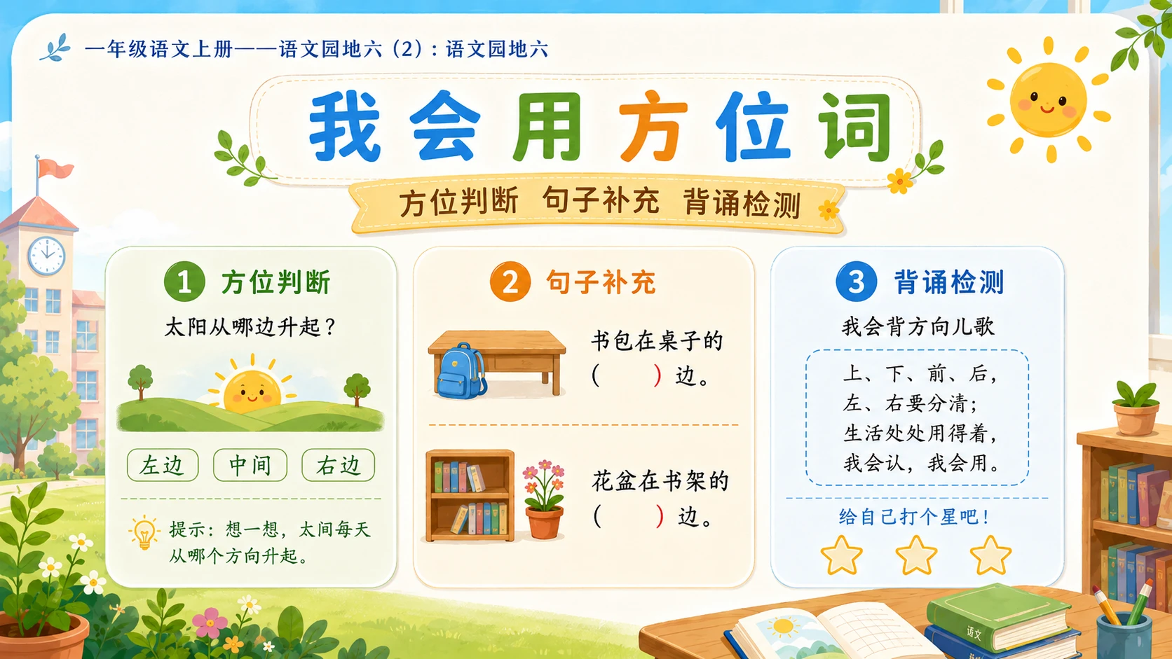 小学六年制统编教材系列课件——一年级语文上册：语文园地六（2） - 预览图10