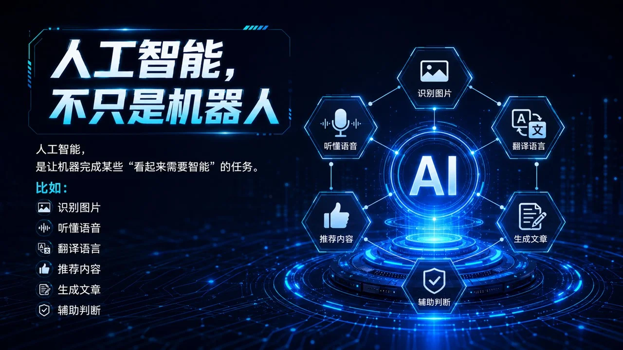 人工智能启蒙课：AI到底是怎么“思考”的？青少年AI科普PPT课件 - 预览图5