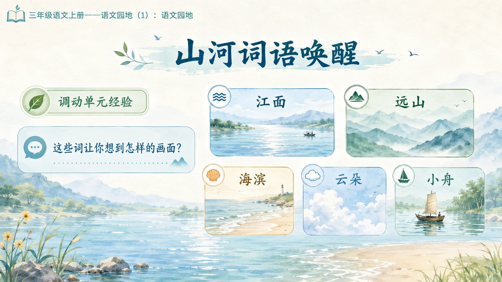 小学六年制统编教材系列课件——三年级语文上册：第六单元语文园地（1） - 预览图2