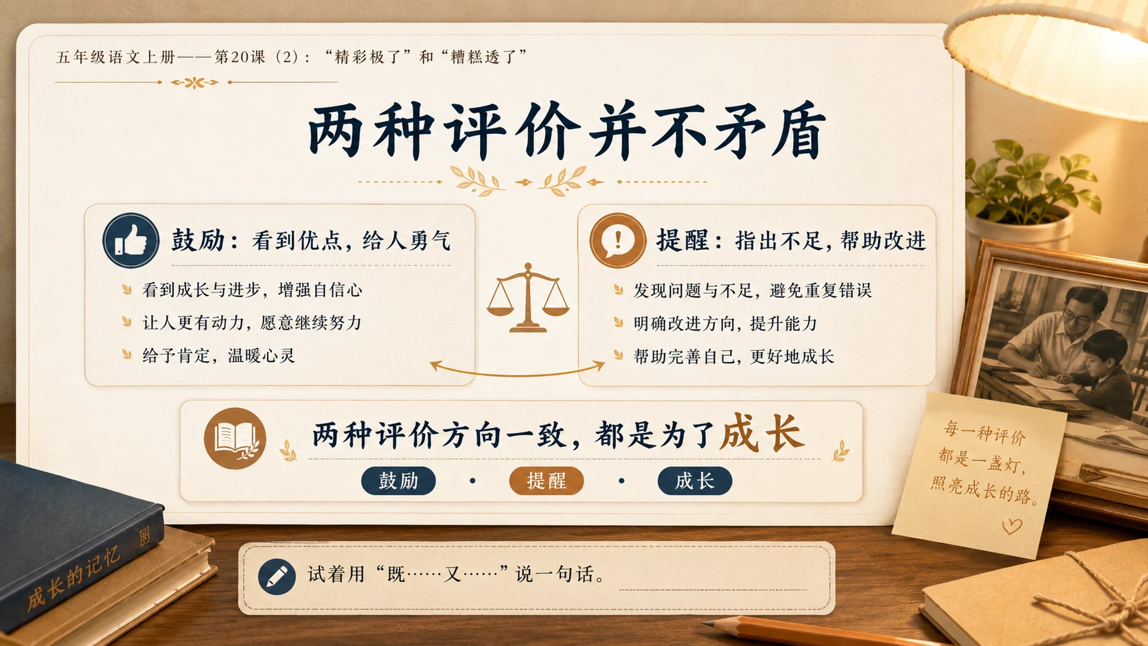 小学六年制统编教材系列课件——五年级语文上册第20课（2）：“精彩极了”和“糟糕透了” - 预览图6