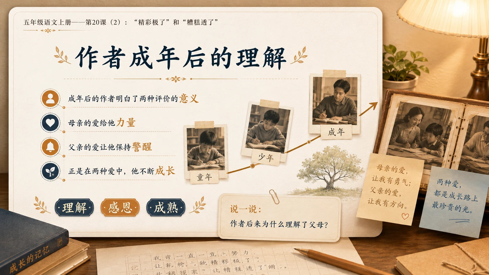 小学六年制统编教材系列课件——五年级语文上册第20课（2）：“精彩极了”和“糟糕透了” - 预览图7
