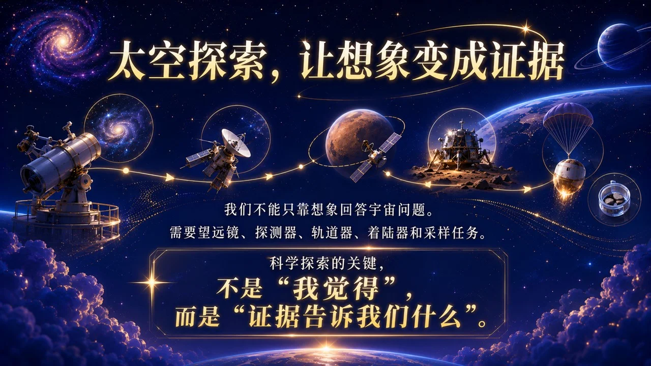 《太空探索启蒙课：人类为什么要飞向宇宙？》青少年航天科普PPT课件｜未来科技启蒙｜宇宙探索主题课程 - 预览图12