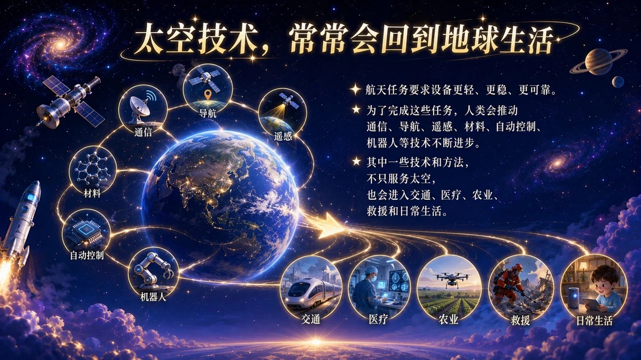 《太空探索启蒙课：人类为什么要飞向宇宙？》青少年航天科普PPT课件｜未来科技启蒙｜宇宙探索主题课程 - 预览图16