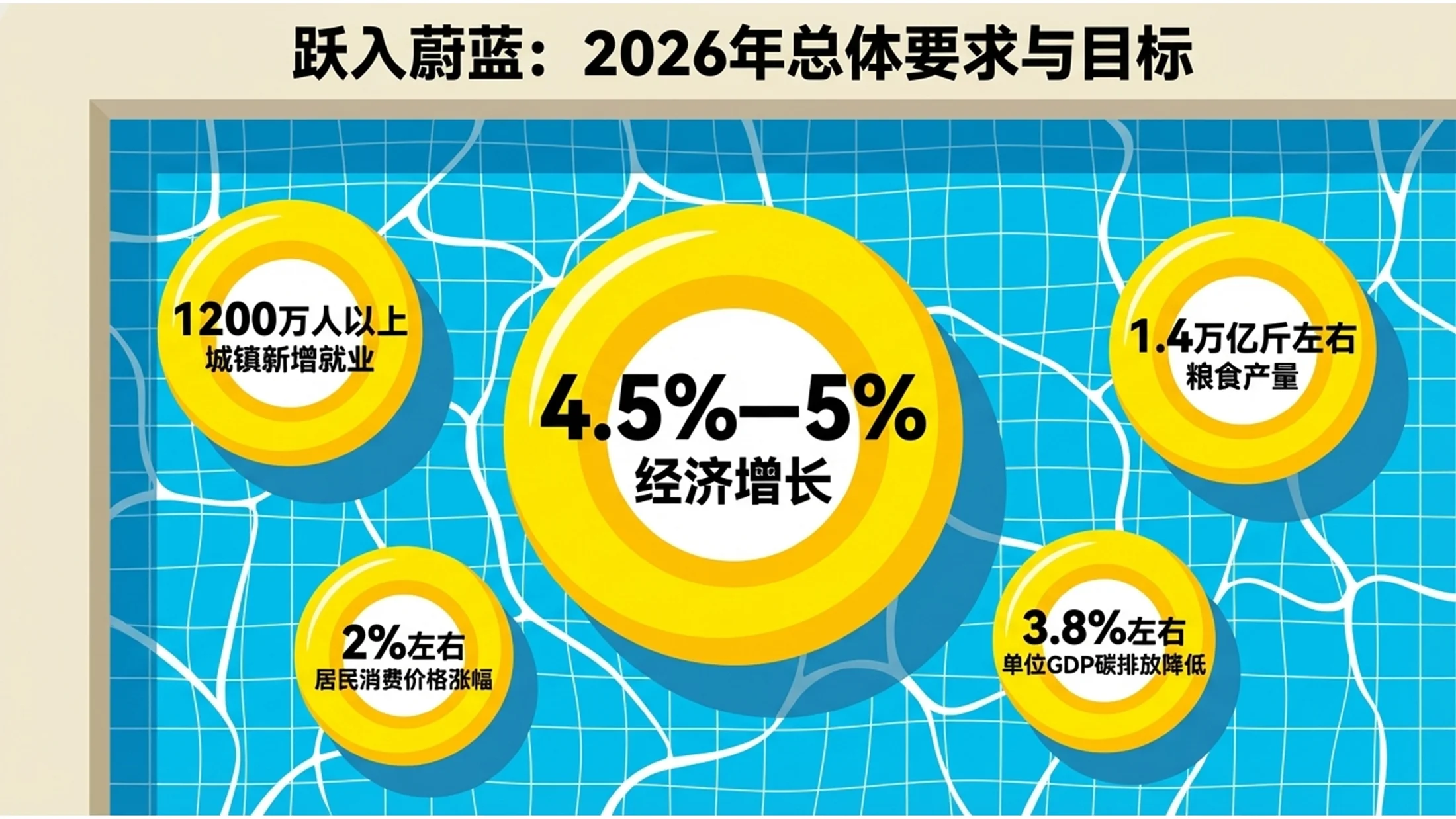色彩斑斓霍克尼风格政府工作报告PPT - 预览图5